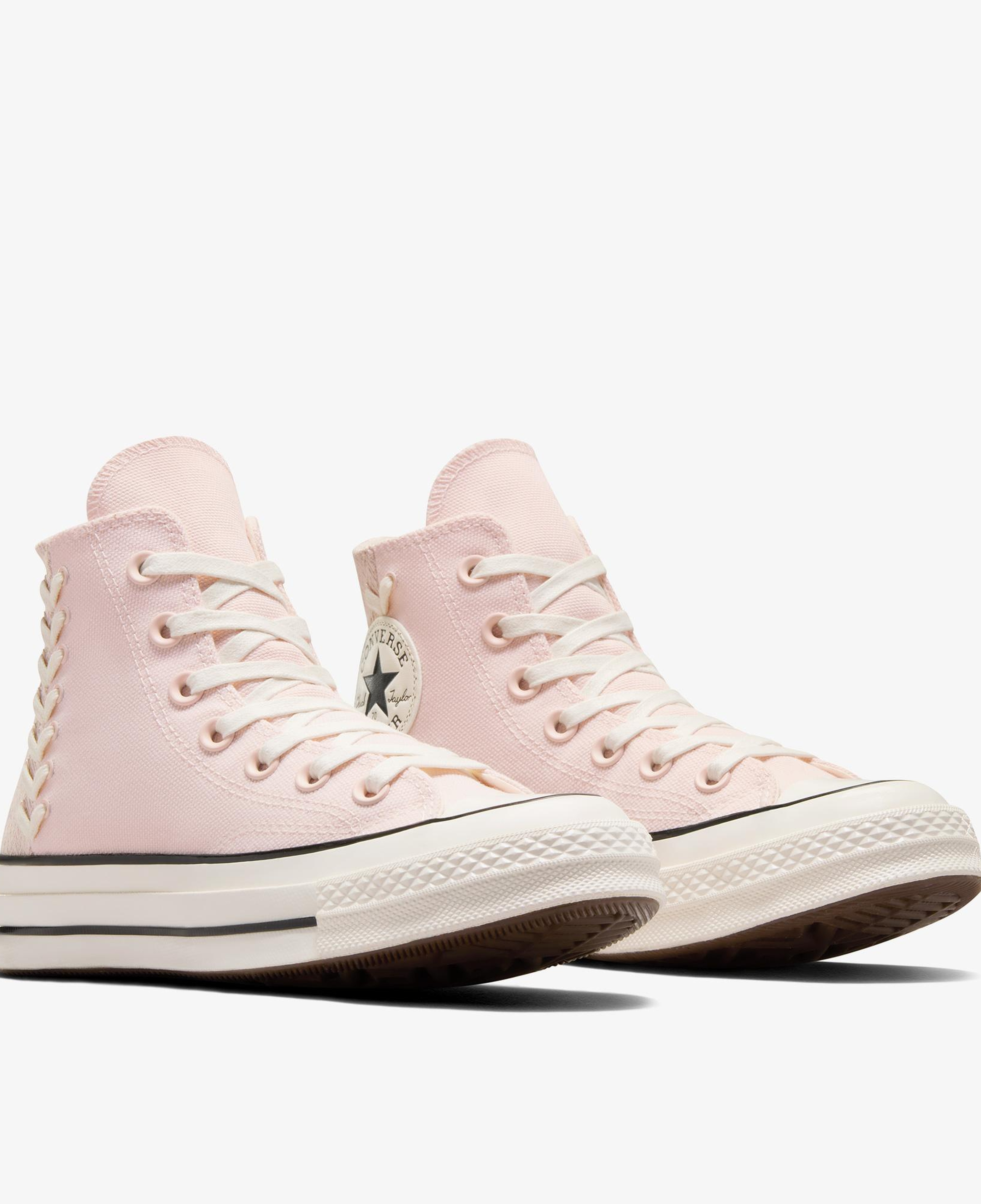 Converse Chuck 70 Crafted Laces Unisex Pembe Sneaker