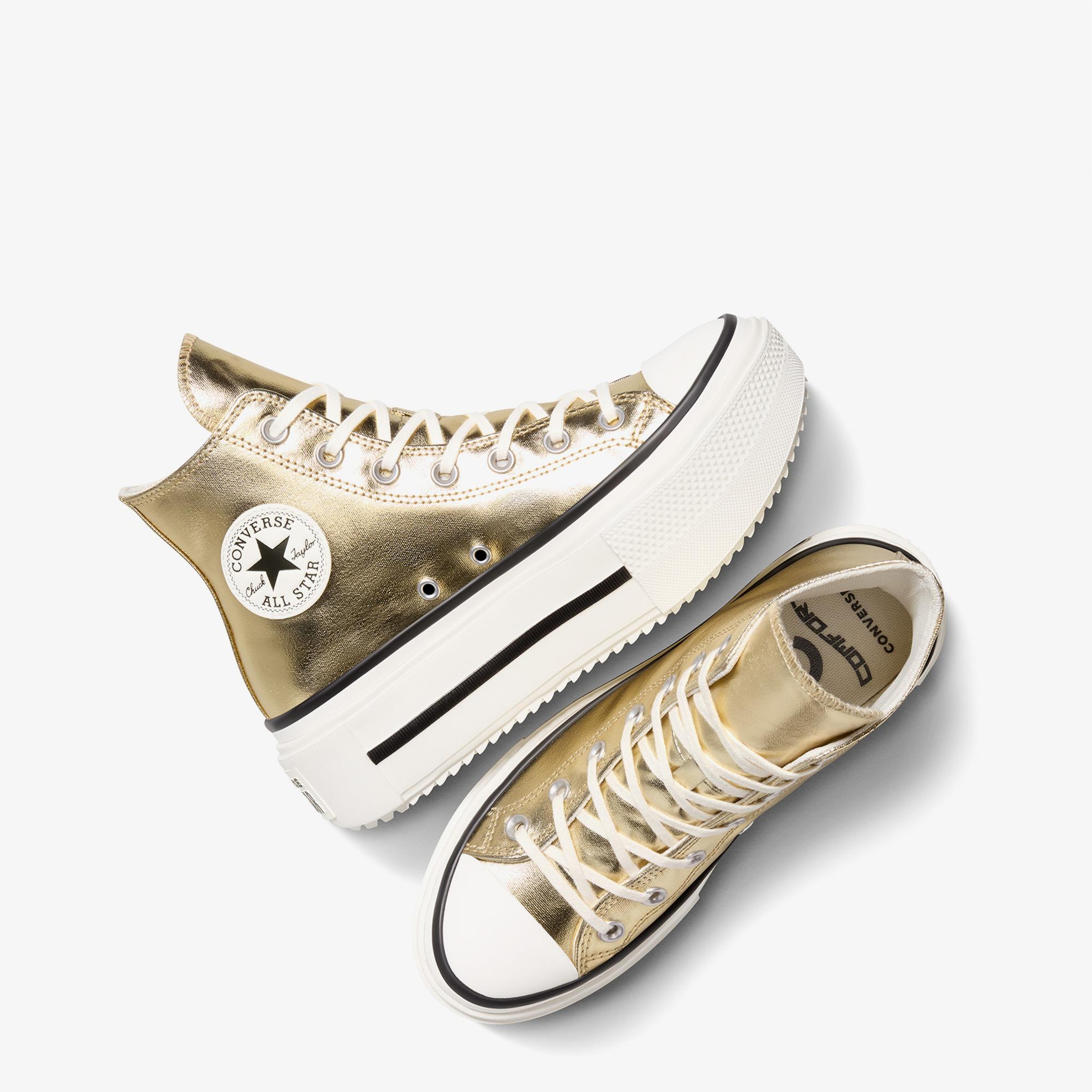 Converse Chuck Taylor All Star Lift Double Stack Unisex Sarı Sneaker