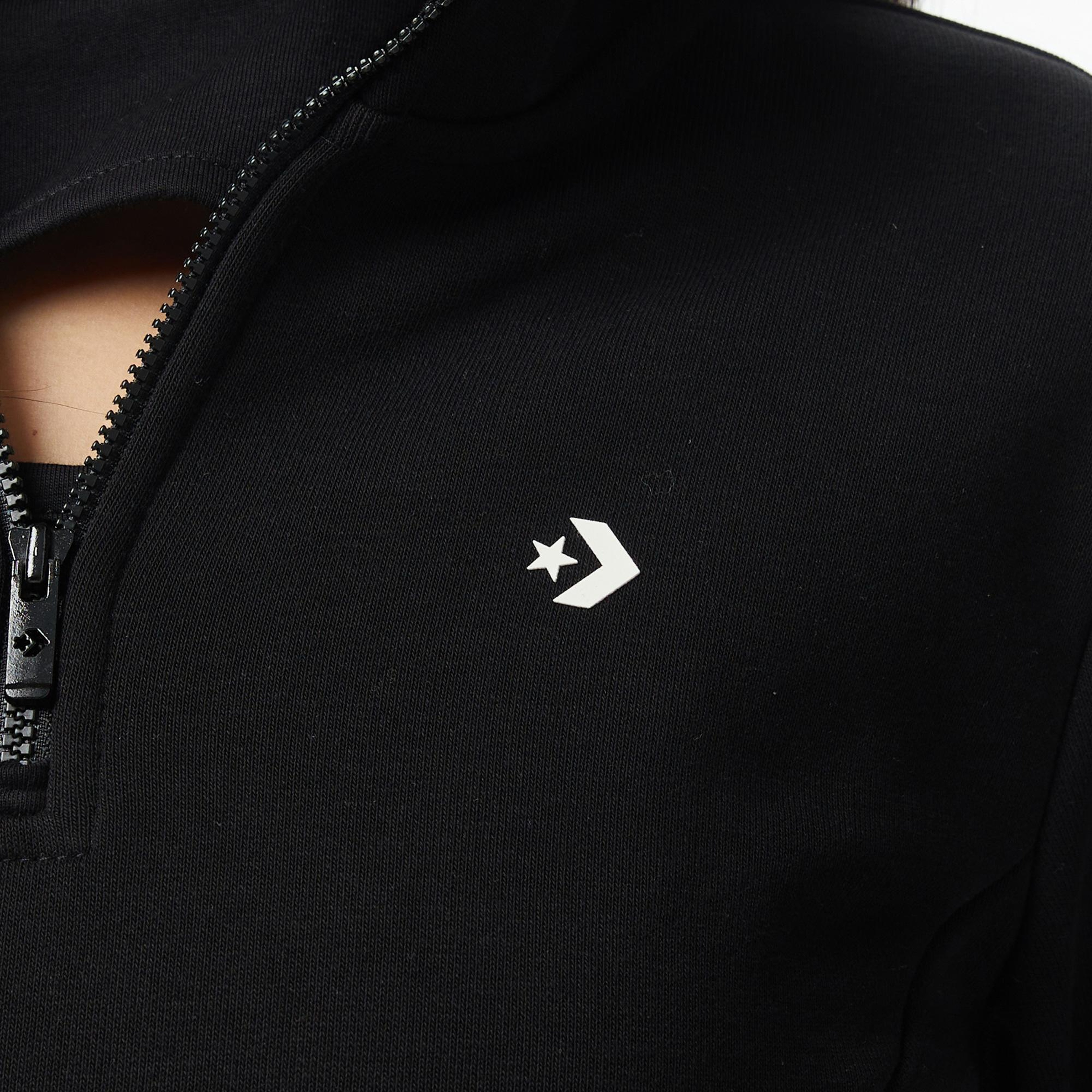 Converse Kadın Siyah Sweatshirt