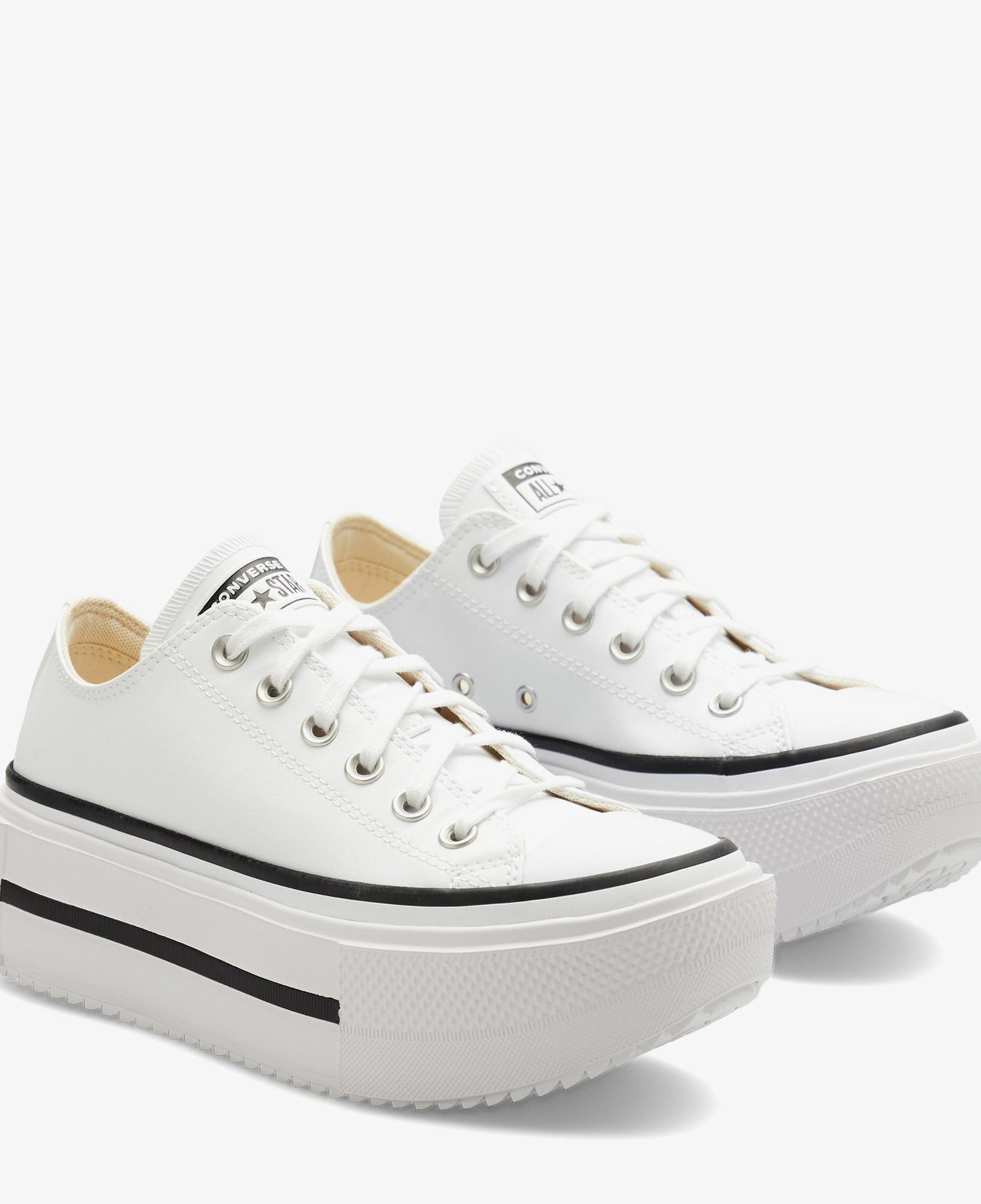 Converse Chuck Taylor All Star Lift Double Stack Unisex Beyaz Sneaker