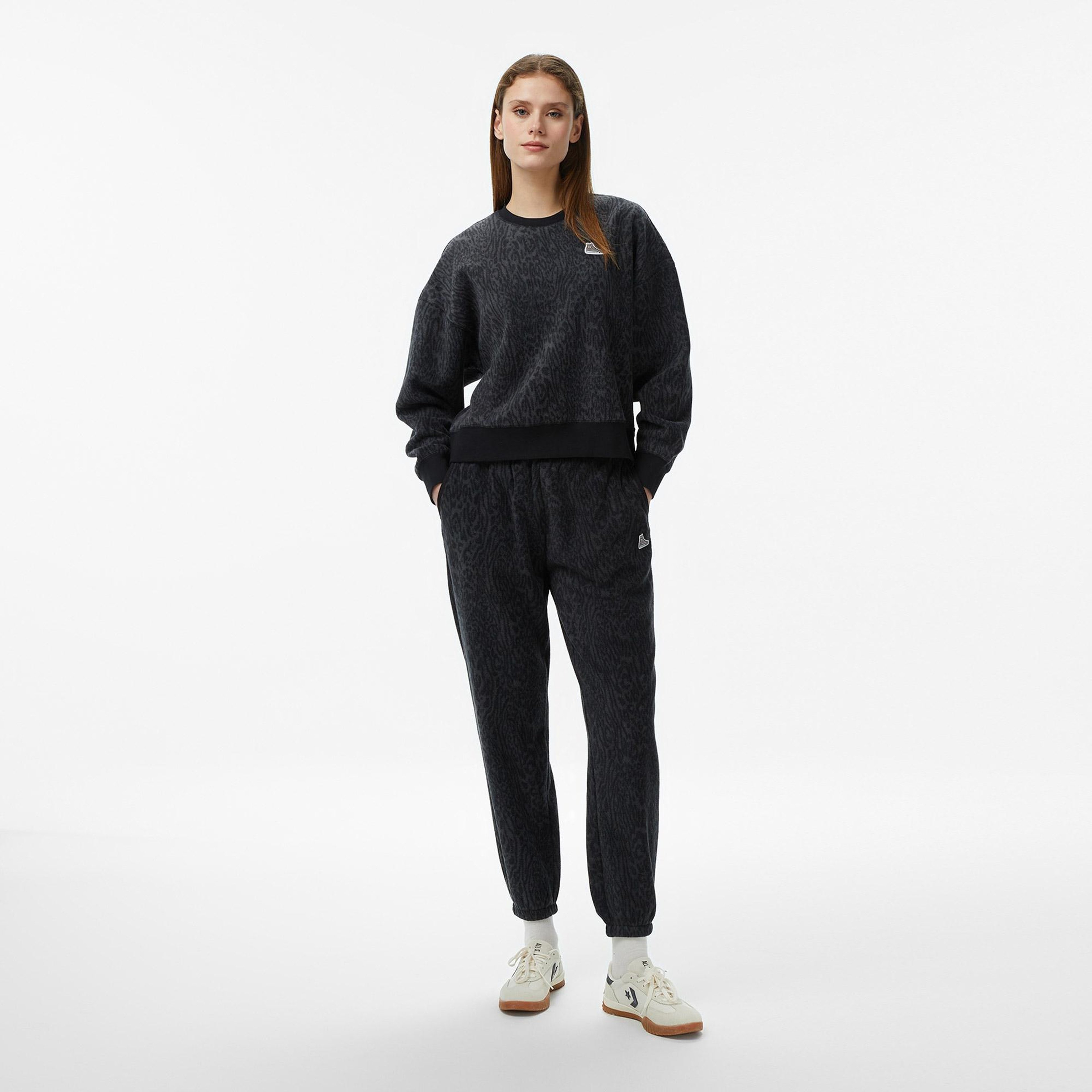 Converse Kadın Siyah Sweatshirt