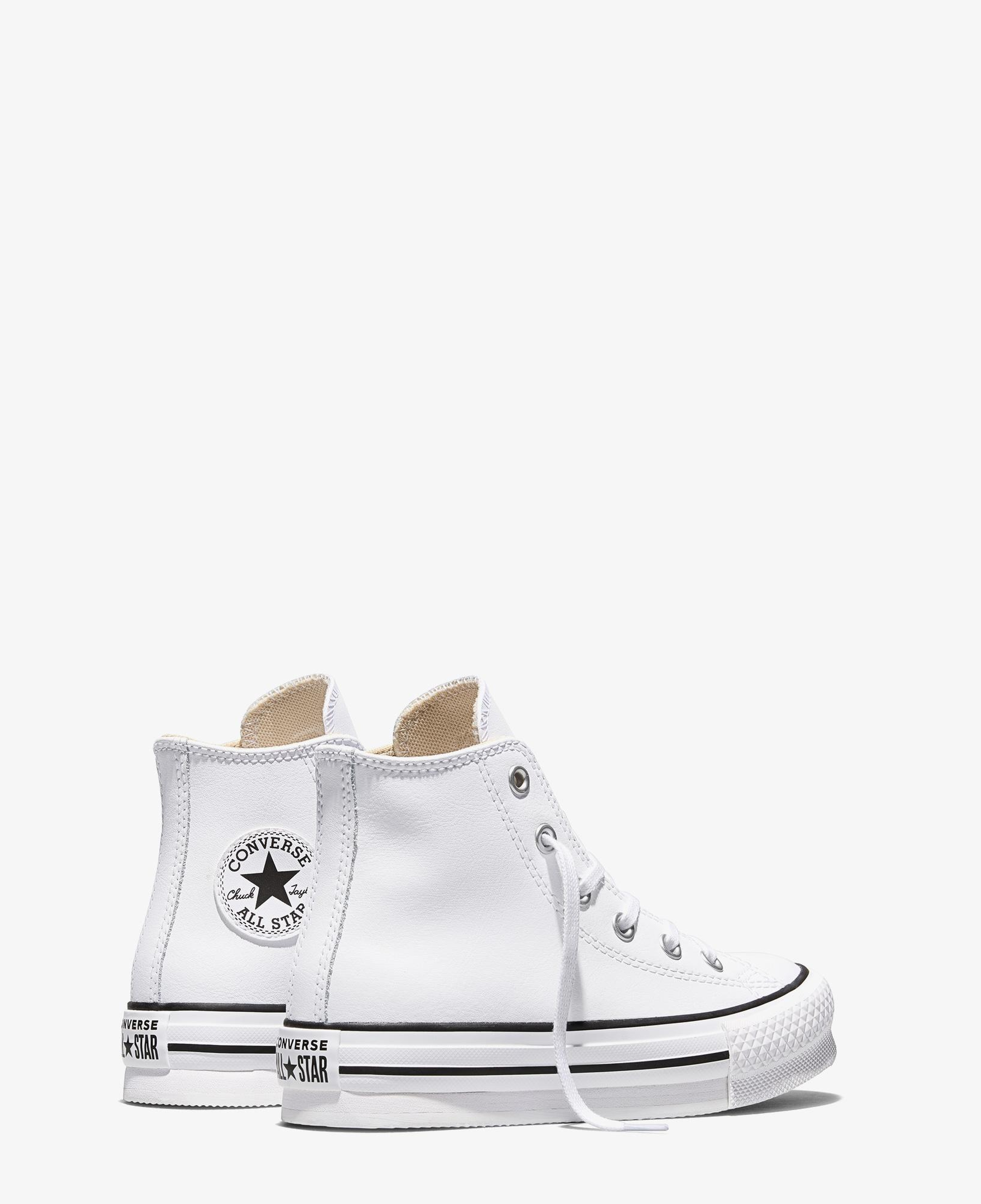 Converse Chuck Taylor All Star EVA Lift Çocuk Beyaz Deri Sneaker