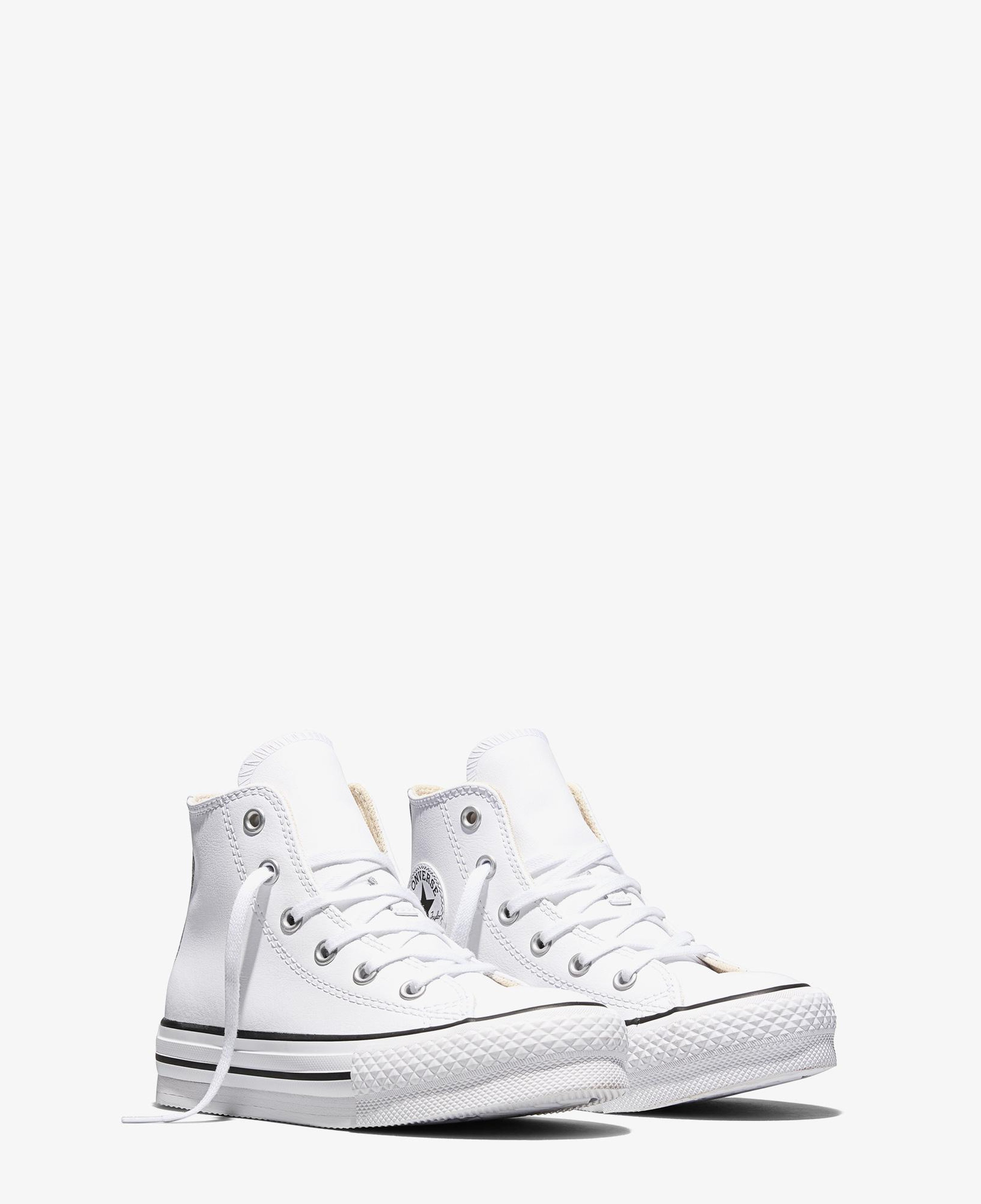 Converse Chuck Taylor All Star EVA Lift Çocuk Beyaz Deri Sneaker