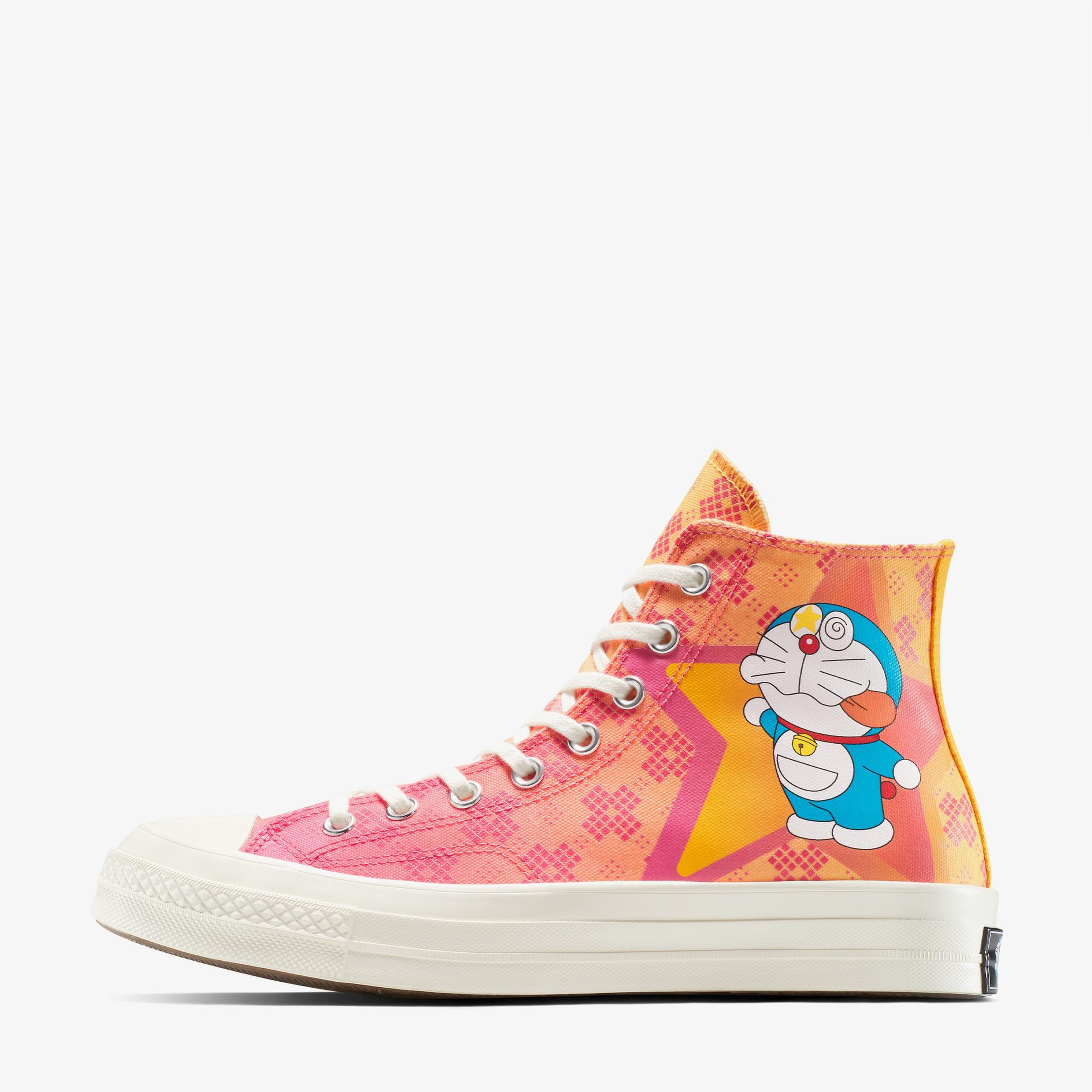 Converse x Doraemon Unisex Sarı Chuck 70 Sneaker