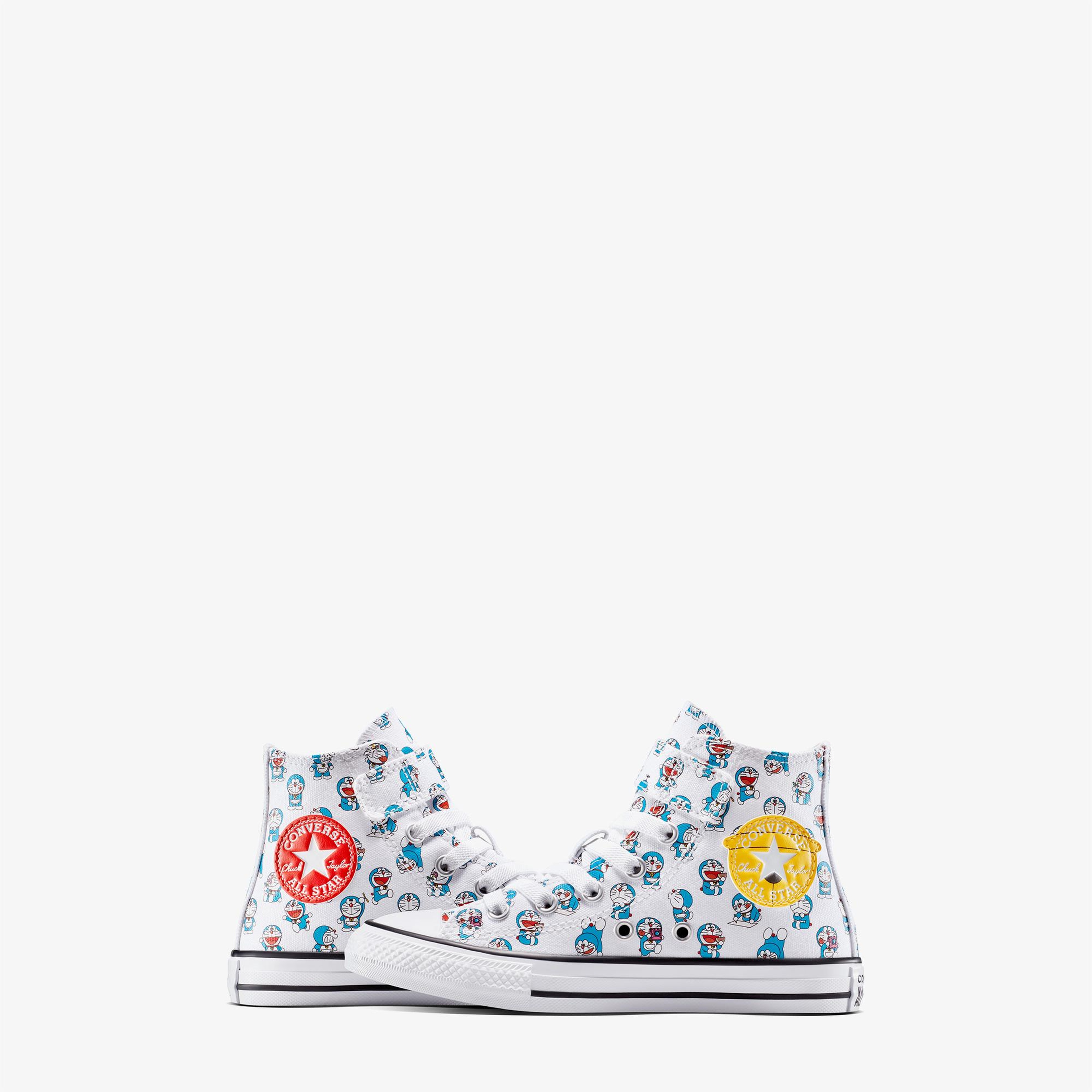 Converse x Doraemon Çocuk Beyaz Chuck Taylor All Star Sneaker