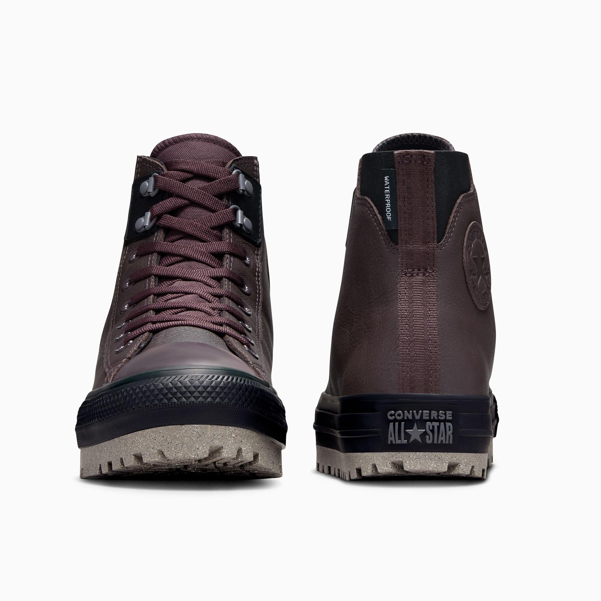 Converse Chuck Taylor All Star City Trek Unisex Kahverengi Deri Su Geçirmez Bot