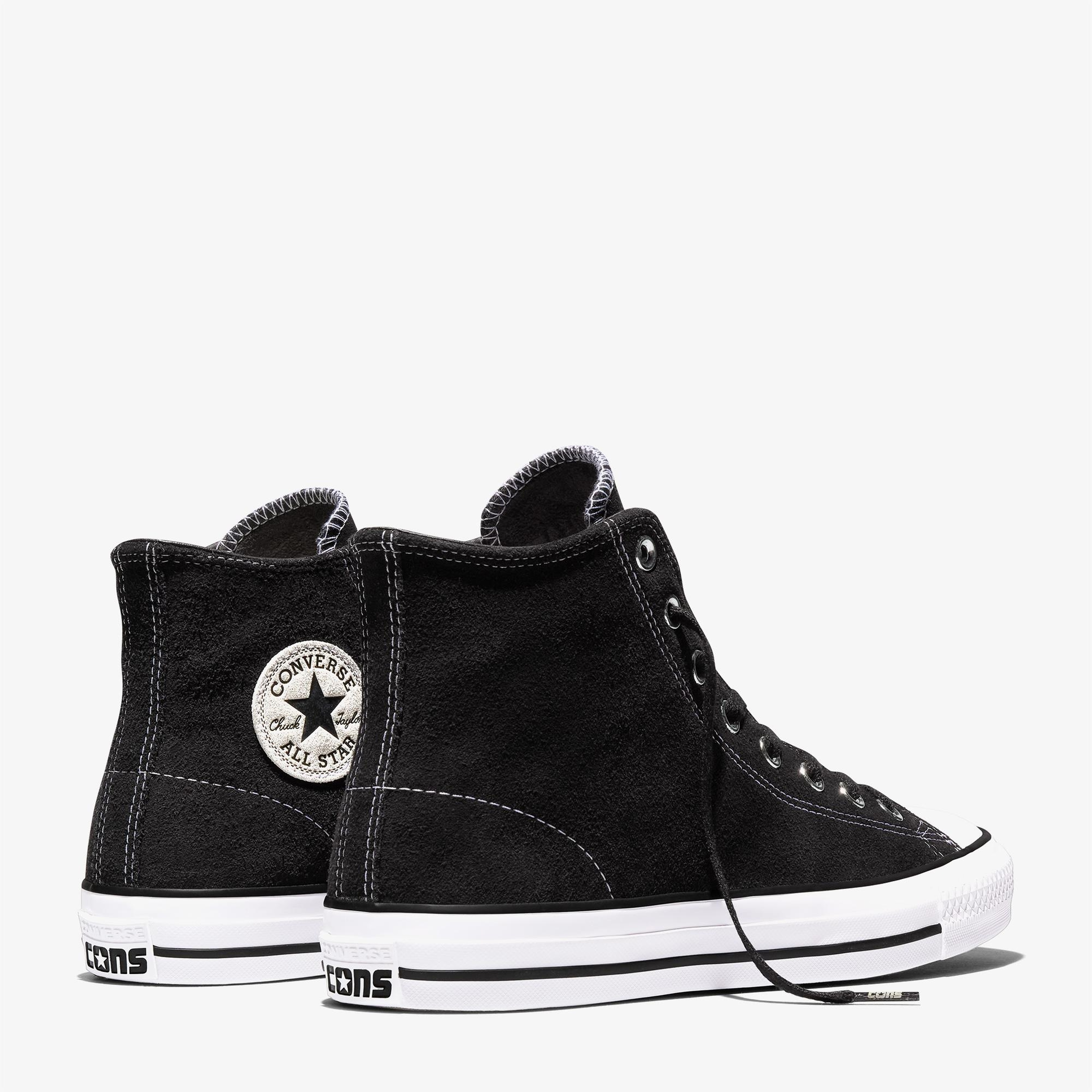 Converse Chuck Taylor All Star Pro Unisex Siyah Süet Sneaker