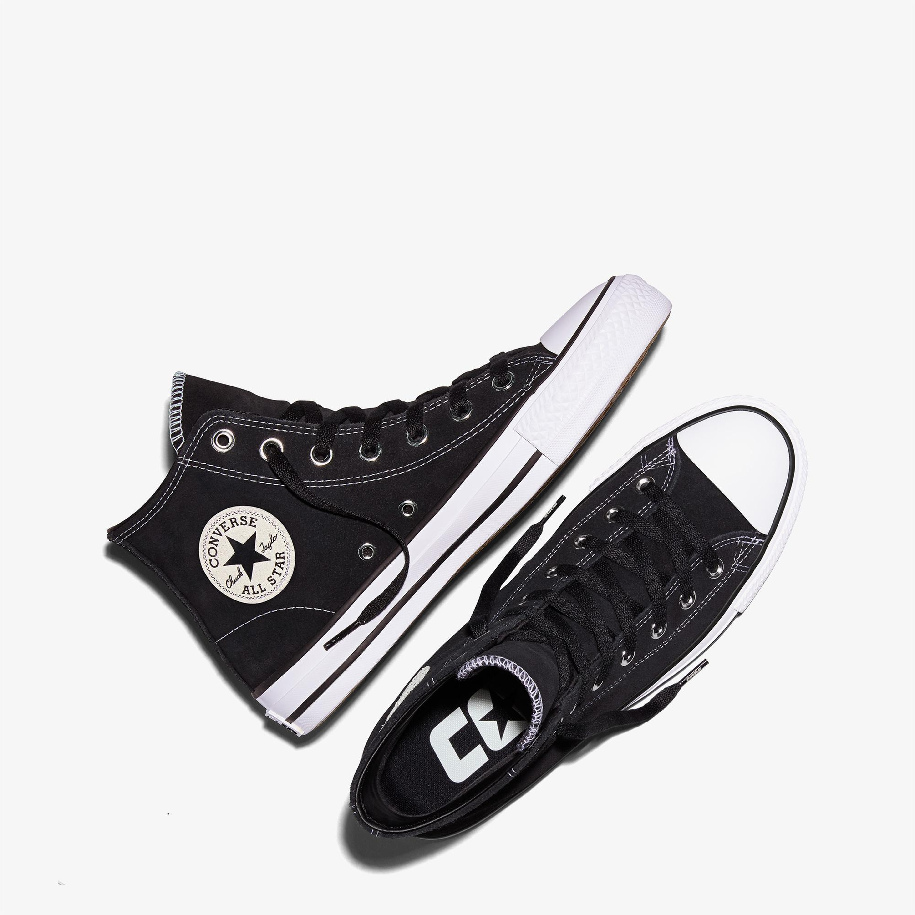Converse Chuck Taylor All Star Pro Unisex Siyah Süet Sneaker