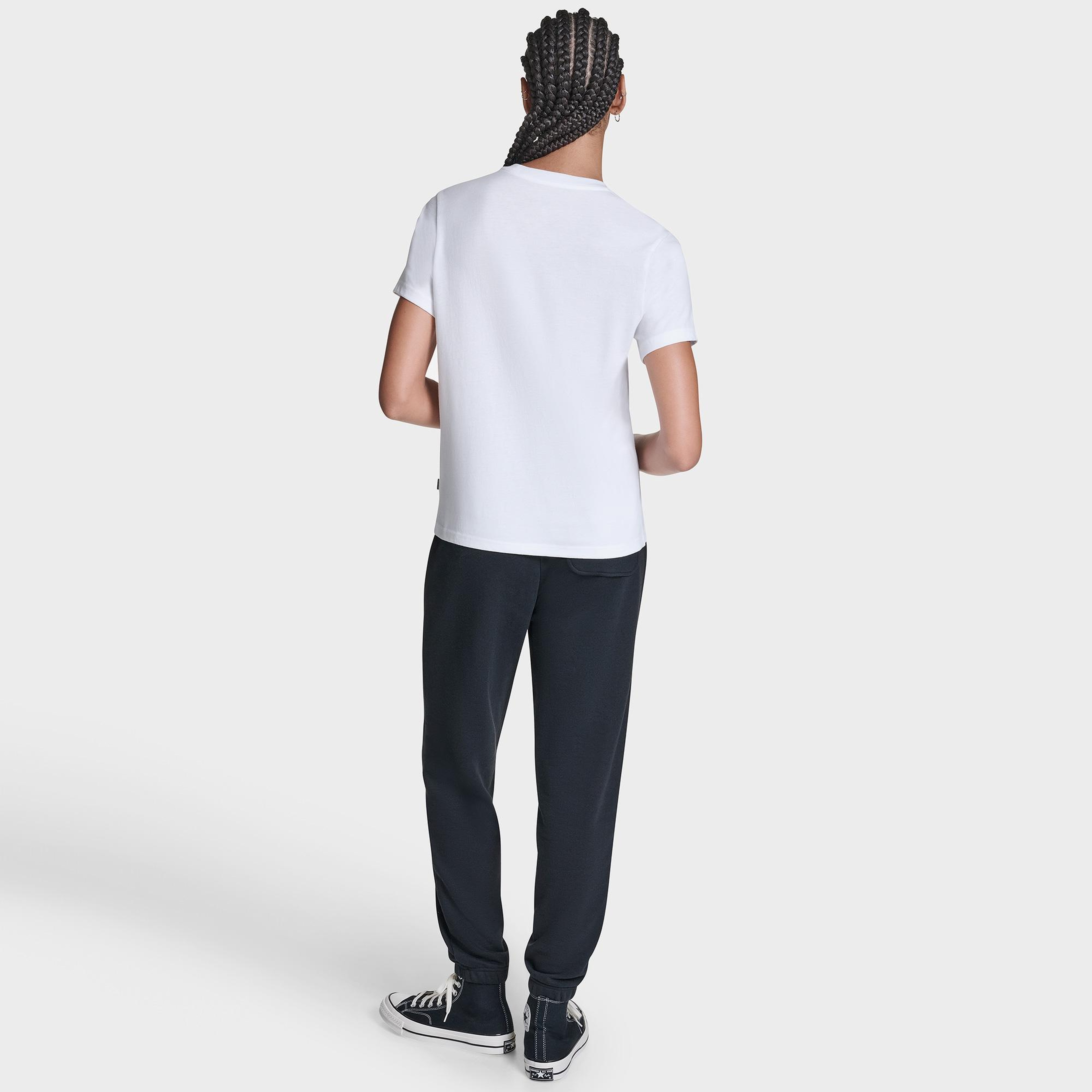 Converse Kadın Beyaz T-Shirt