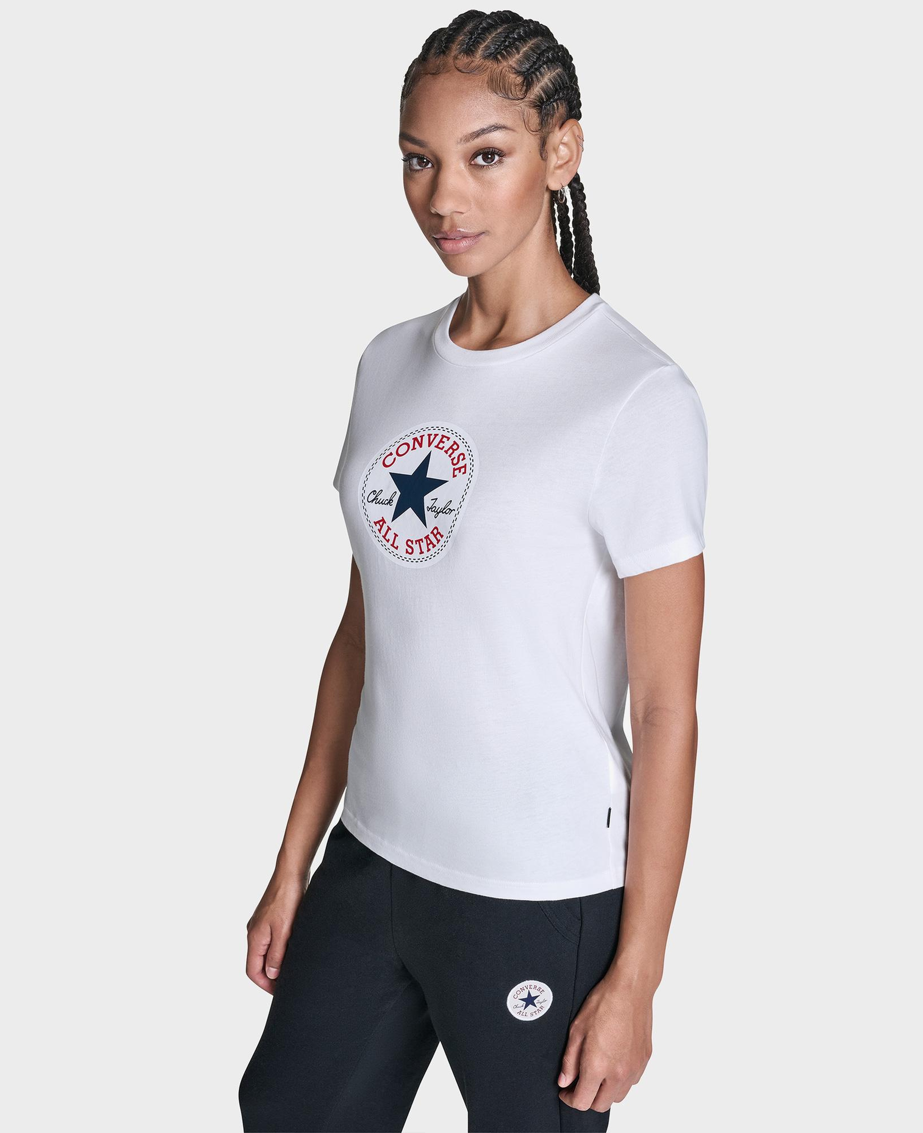 Converse Kadın Beyaz T-Shirt