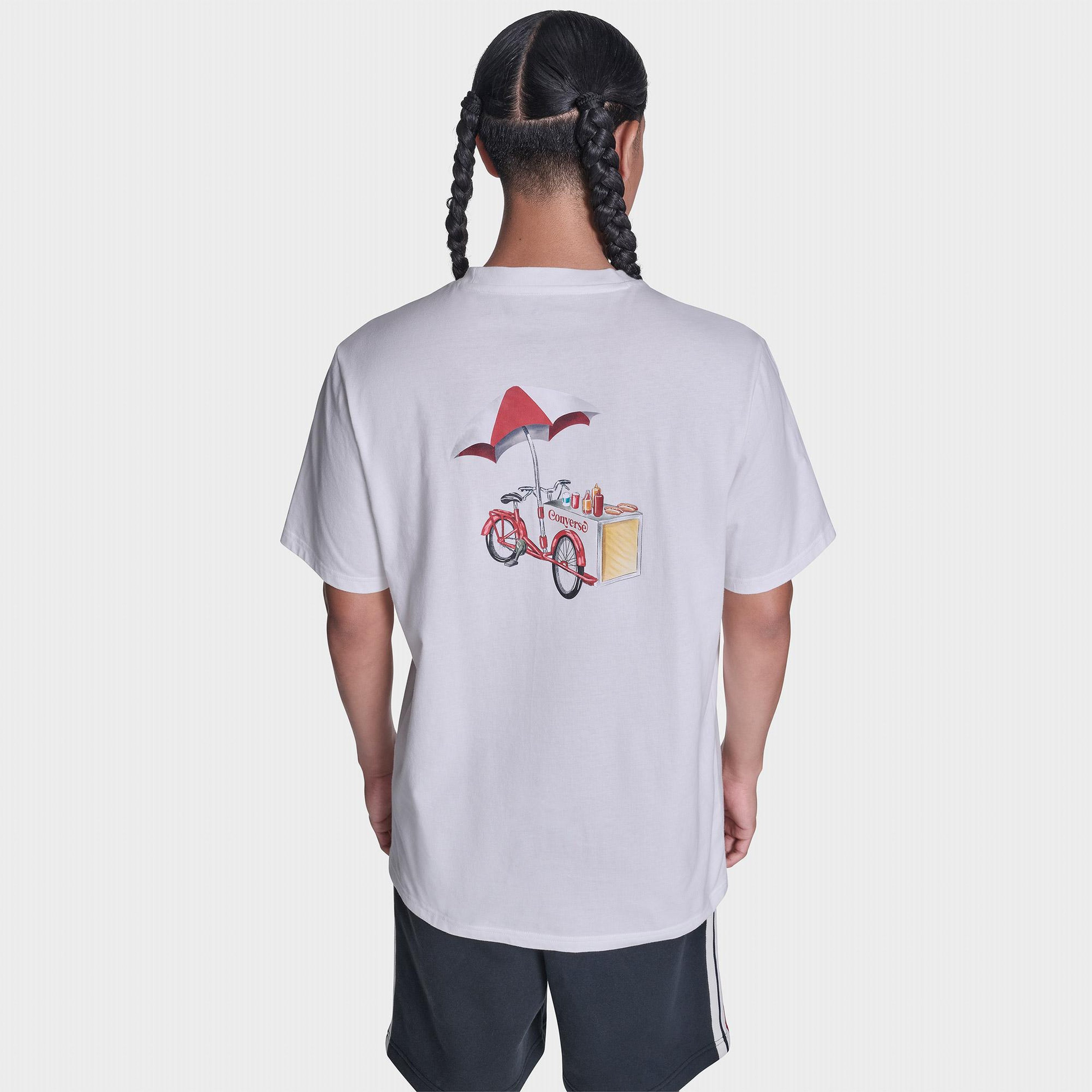 Converse Erkek Beyaz T-Shirt