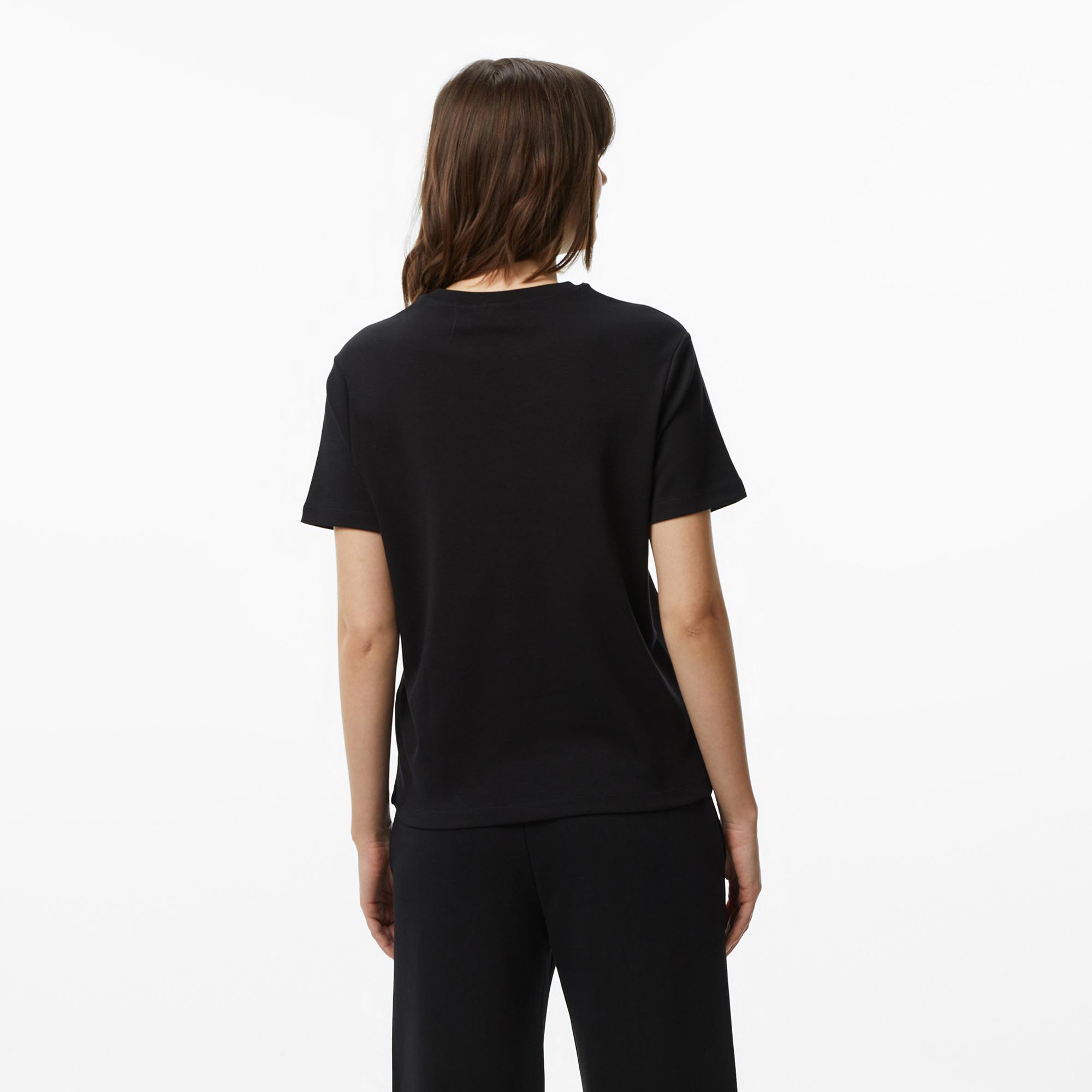Converse Kadın Siyah T-Shirt
