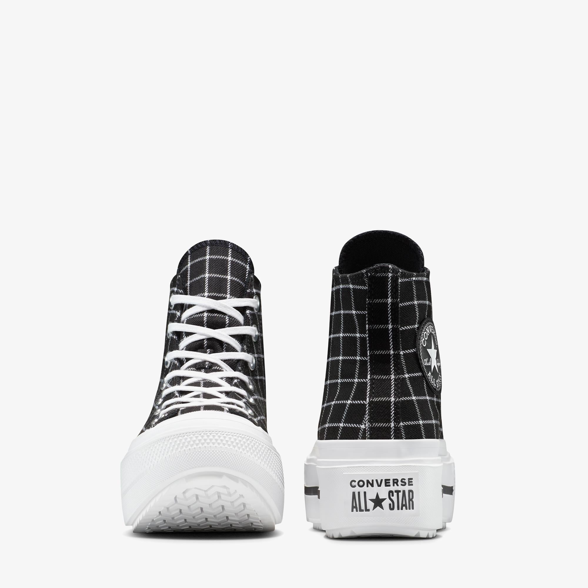 Converse Chuck Taylor All Star Lift Double Stack Kadın Siyah Sneaker