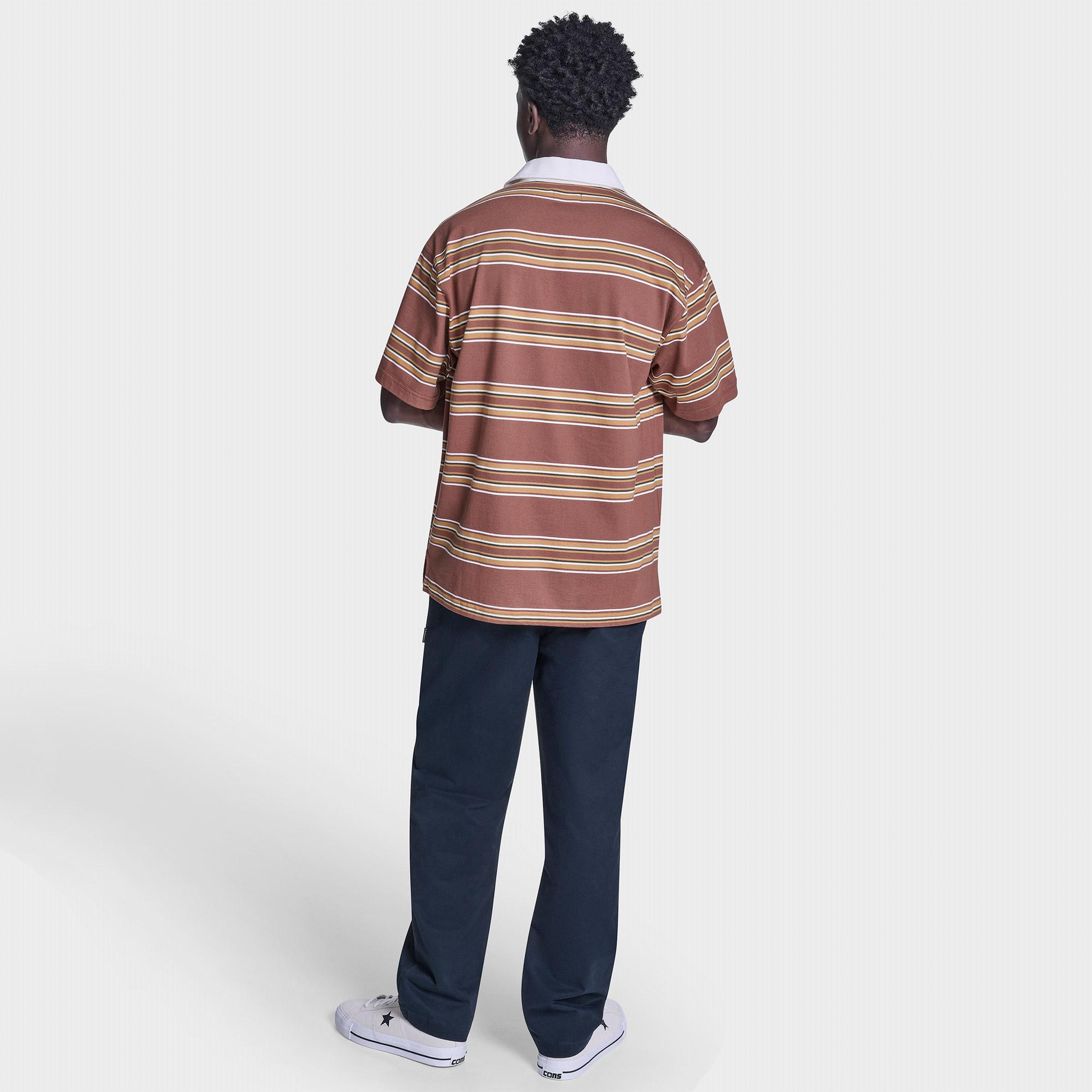 Converse Erkek Kahverengi CONS Polo T-Shirt