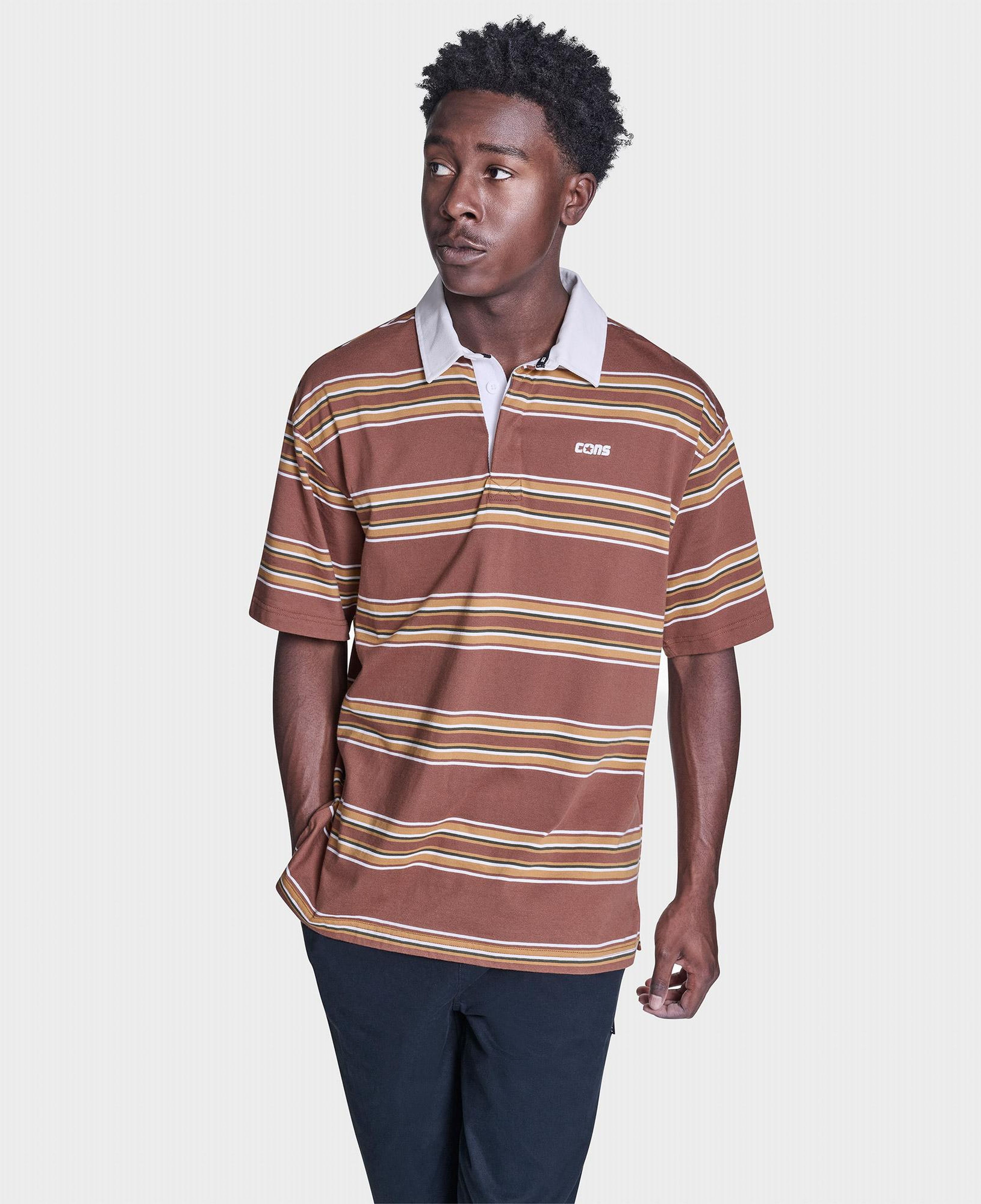 Converse Erkek Kahverengi CONS Polo T-Shirt