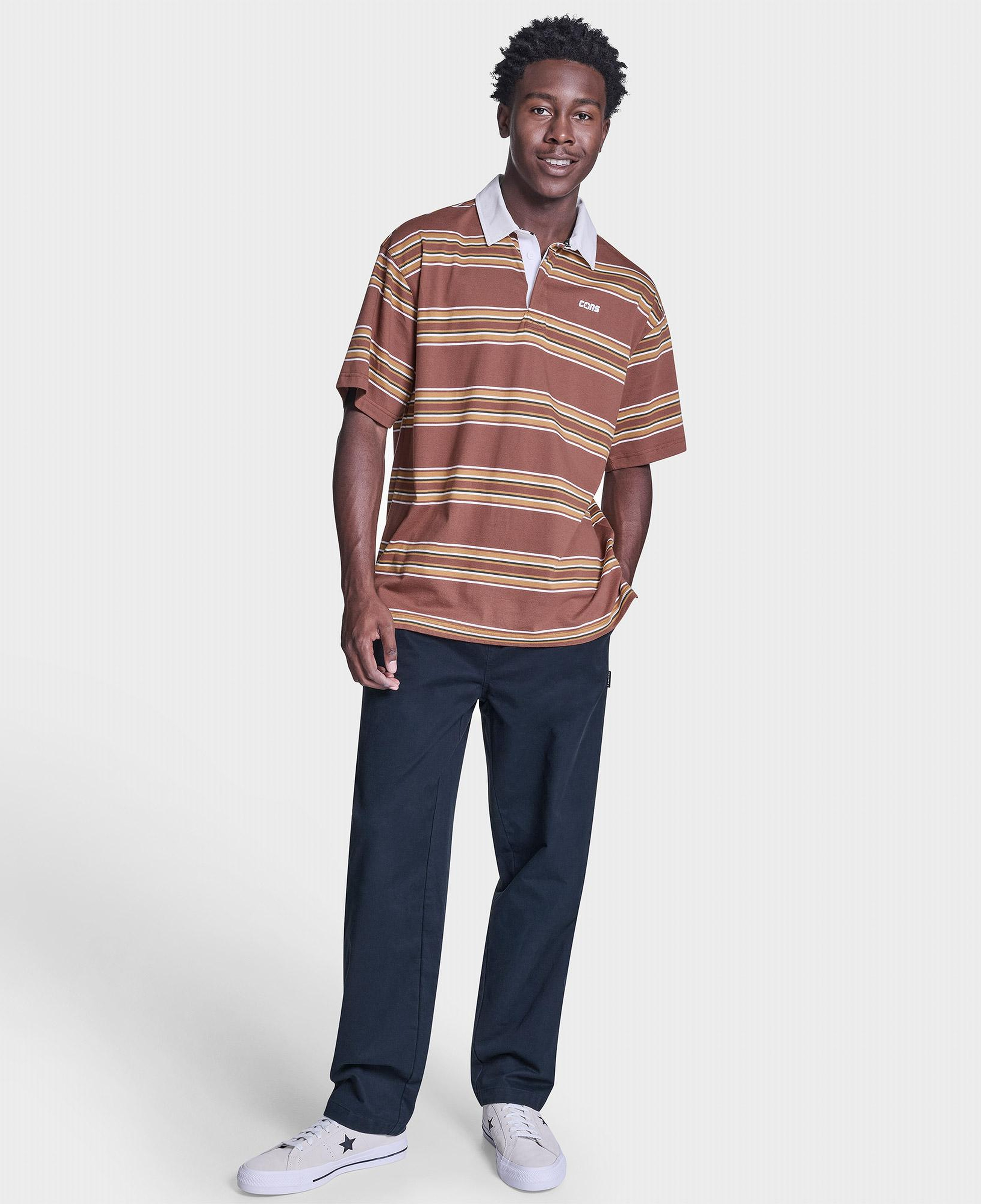 Converse Erkek Kahverengi CONS Polo T-Shirt
