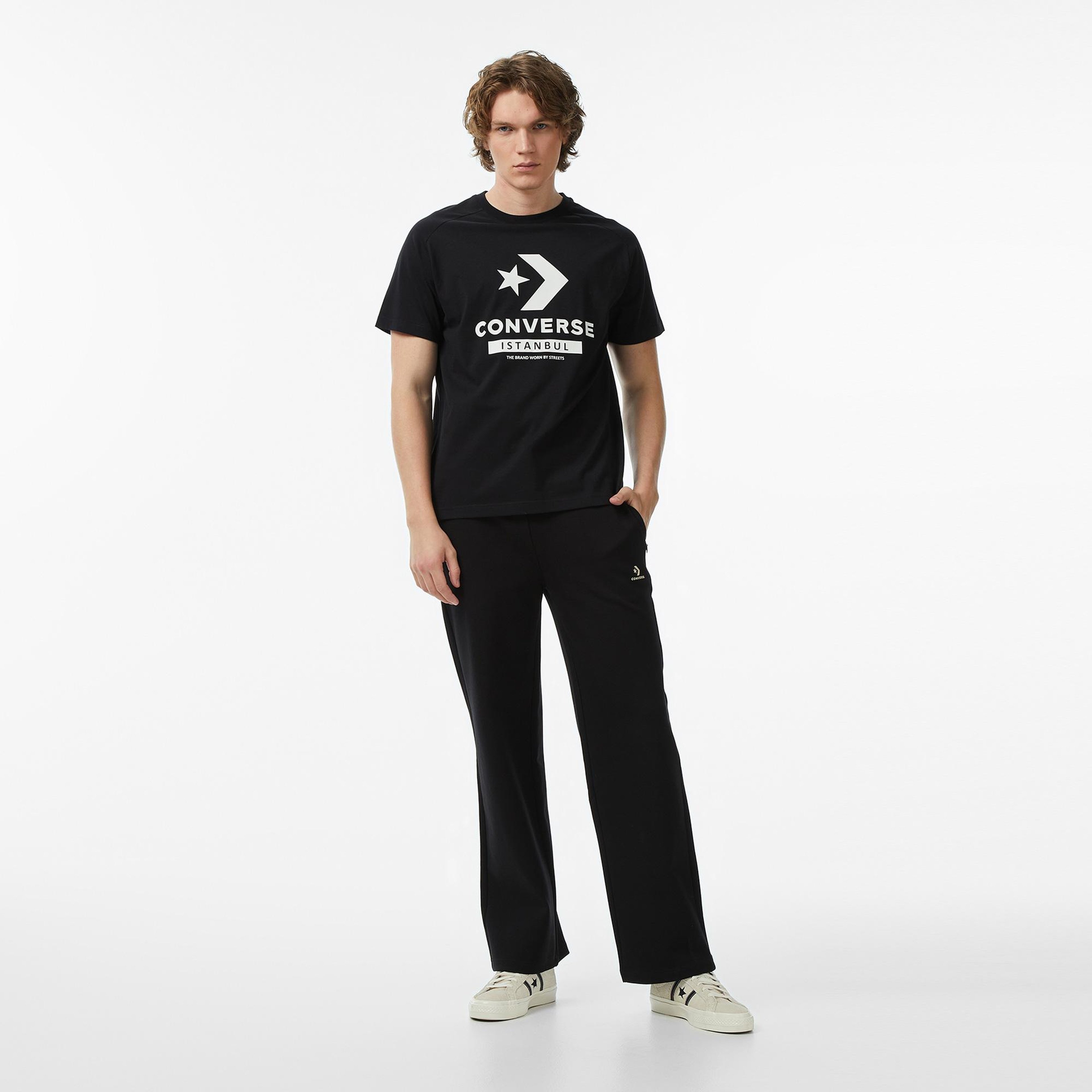 Converse Erkek Siyah T-Shirt