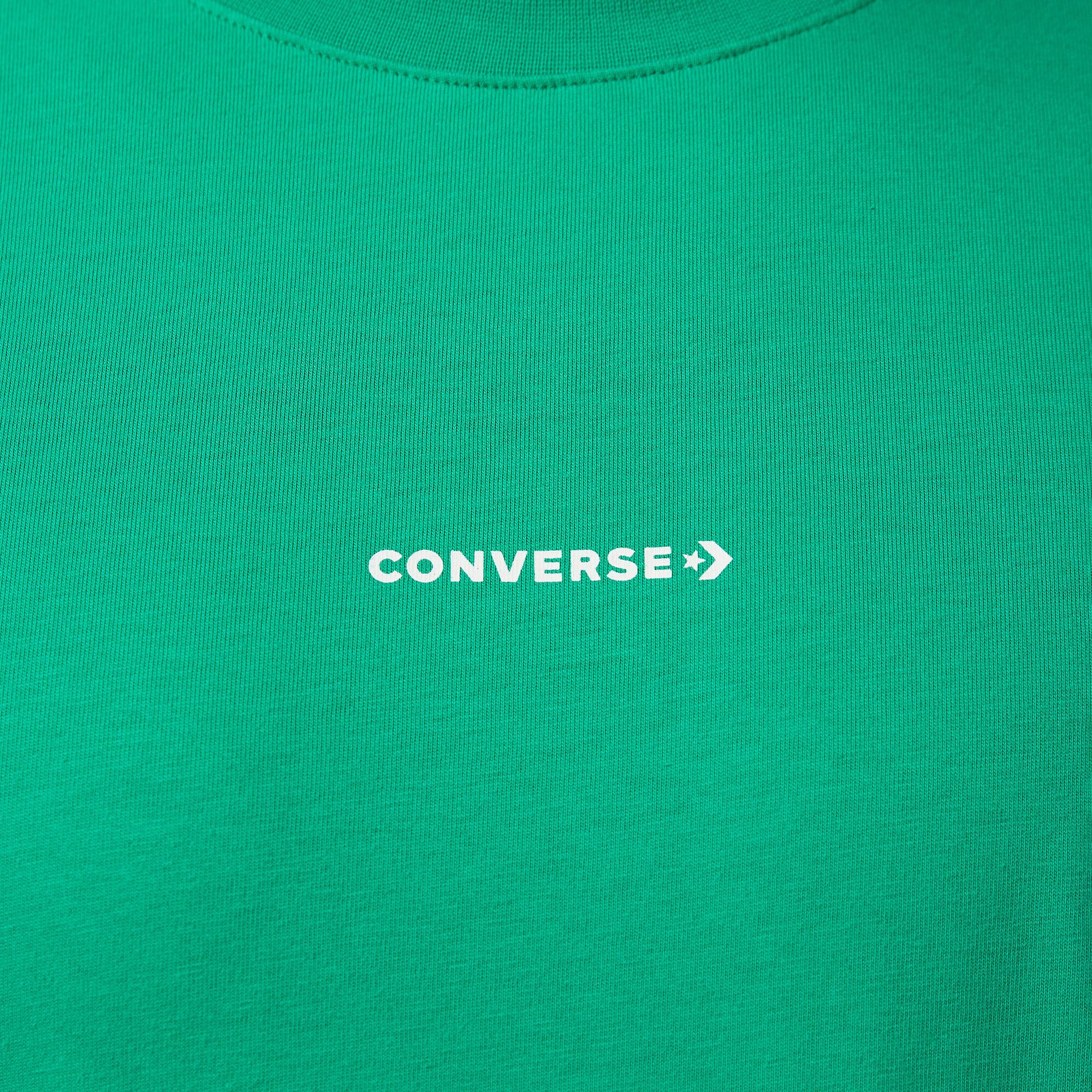 Converse Erkek Yeşil Grafik Baskılı T-Shirt