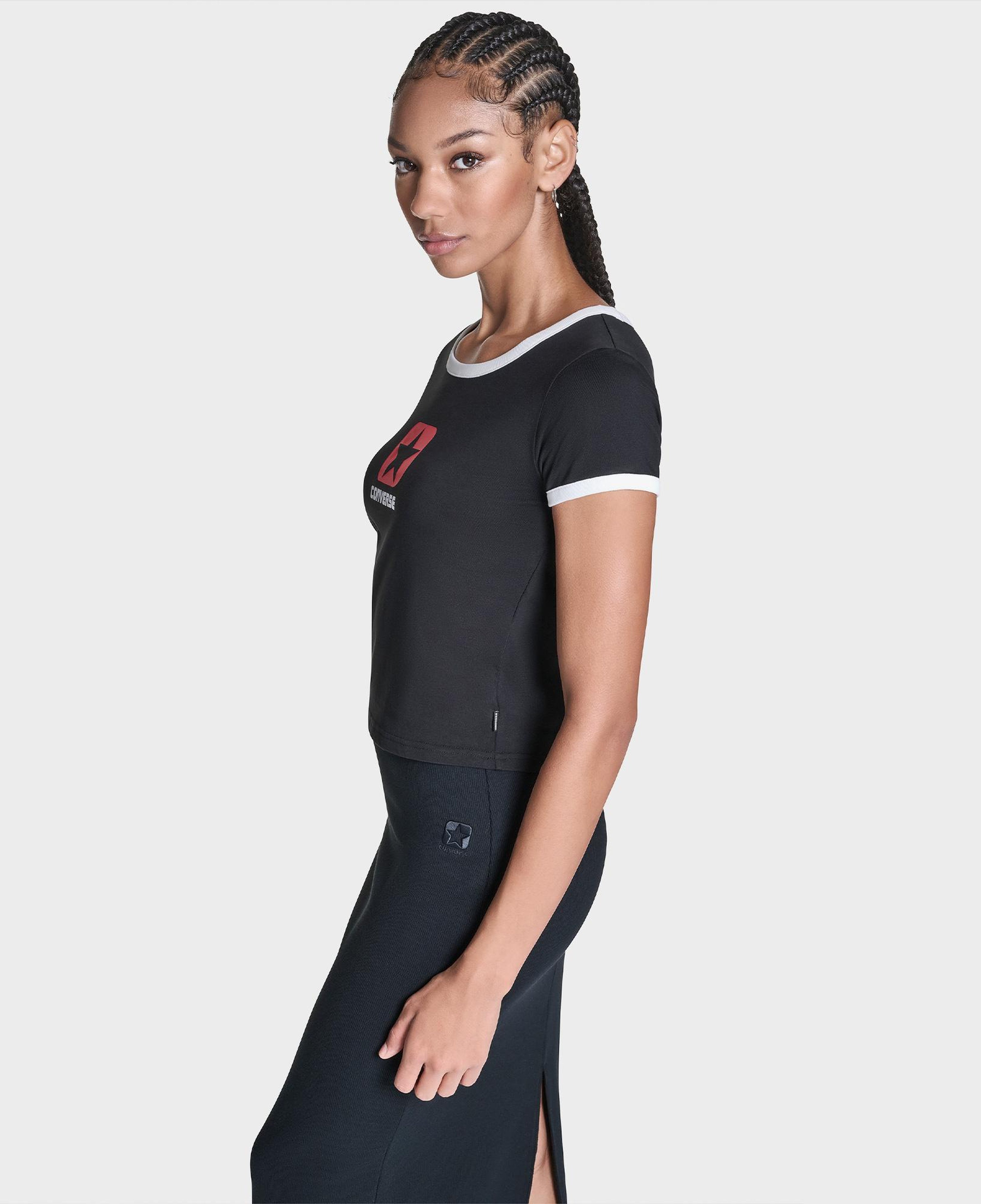 Converse Kadın Siyah T-Shirt