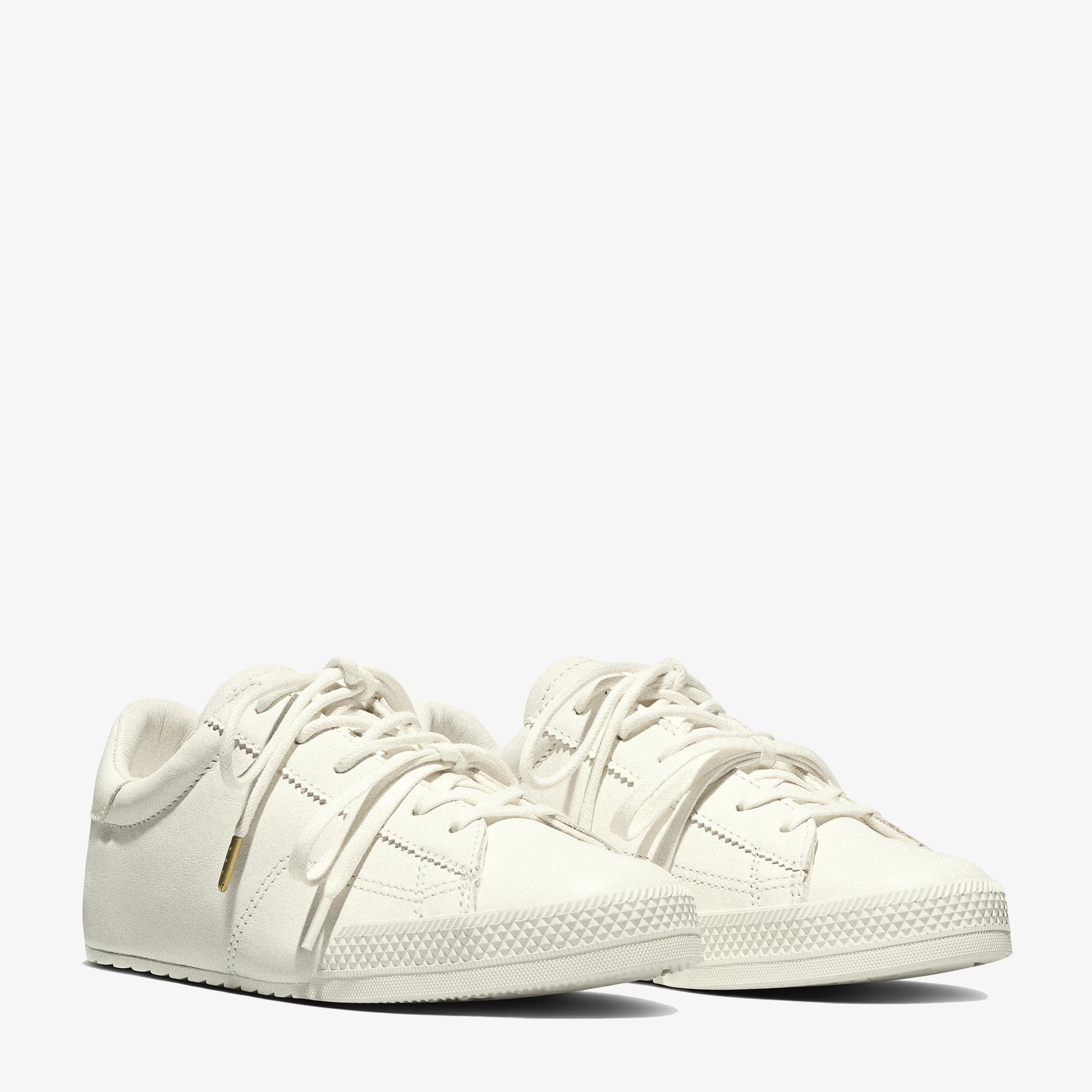 Converse Chuck Taylor LO Unisex Krem Deri Sneaker