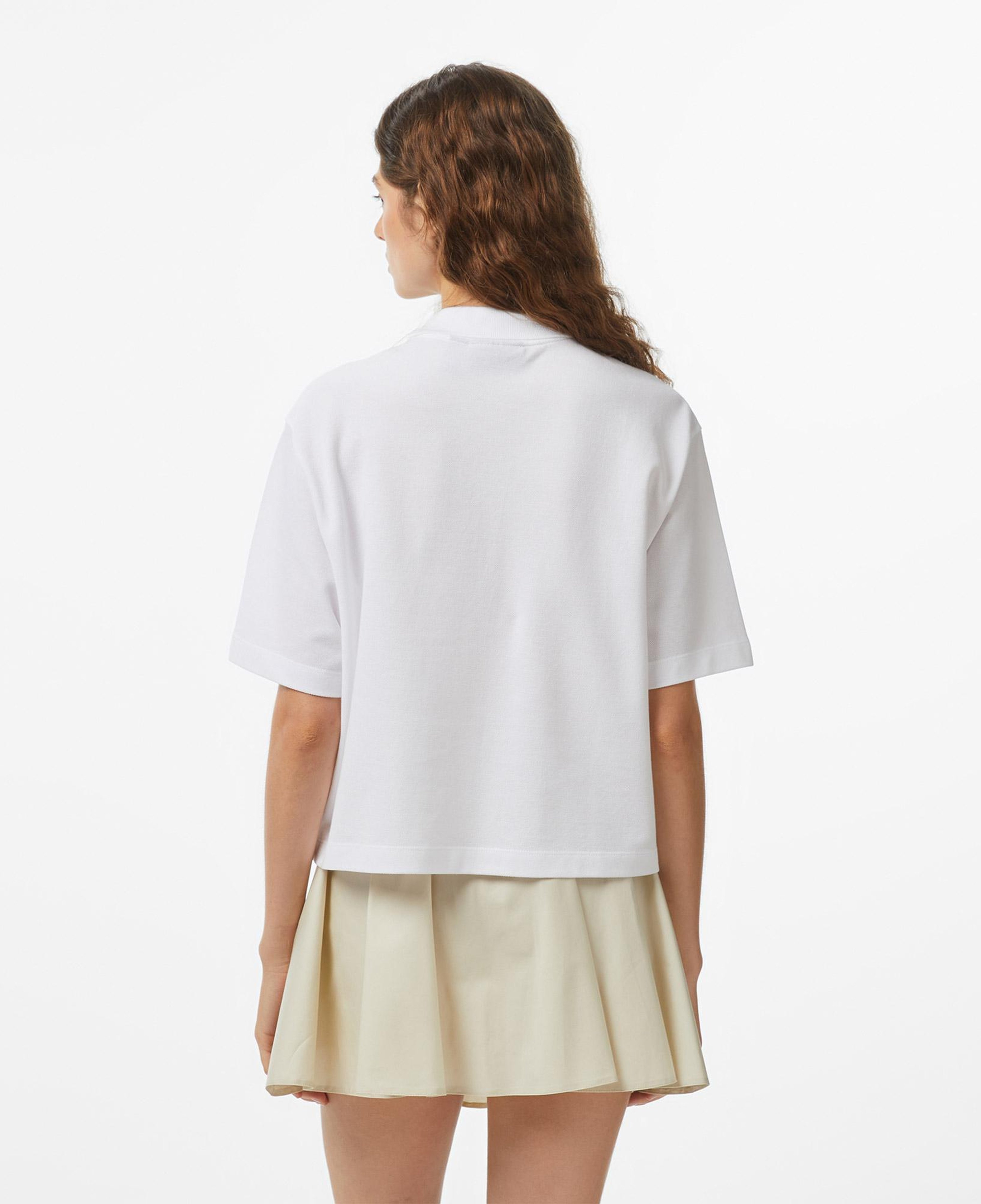 Converse Kadın Beyaz Polo Yaka T-Shirt