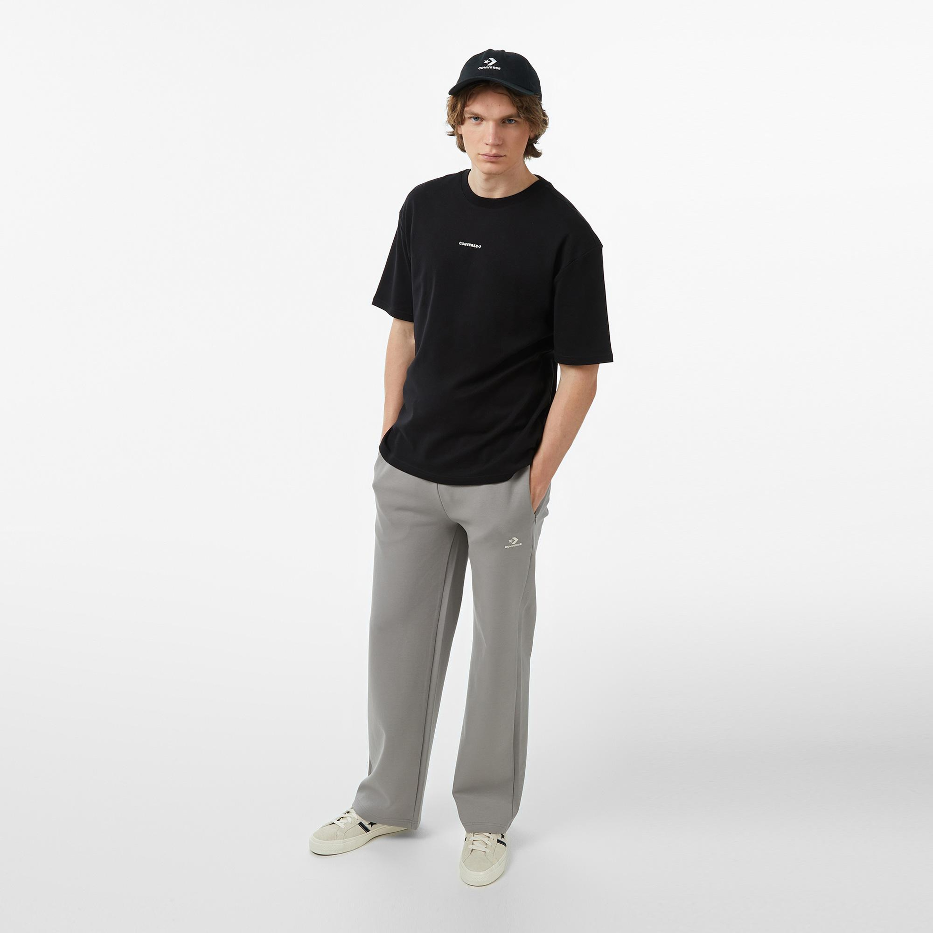 Converse Erkek Siyah T-Shirt