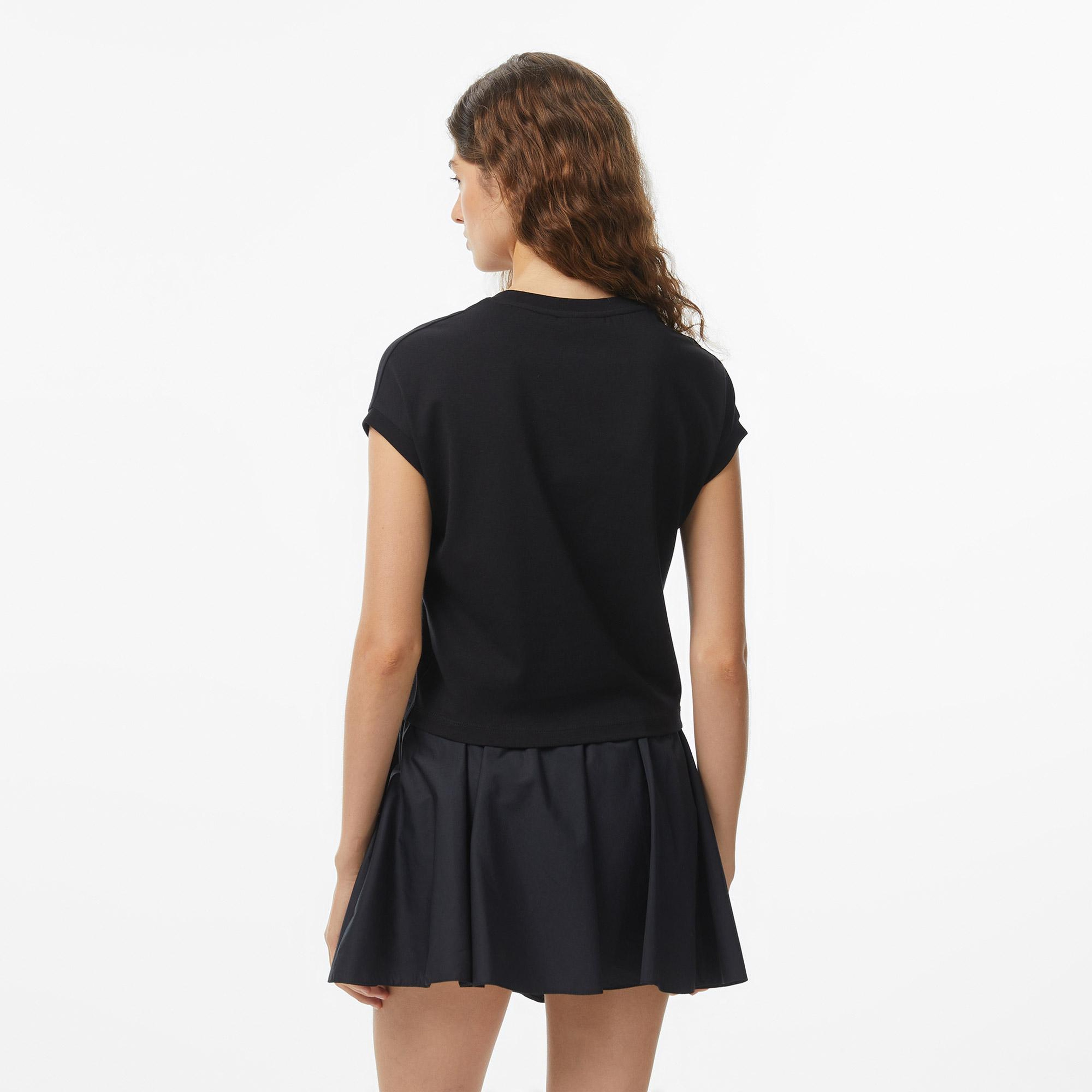 Converse Kadın Siyah T-Shirt