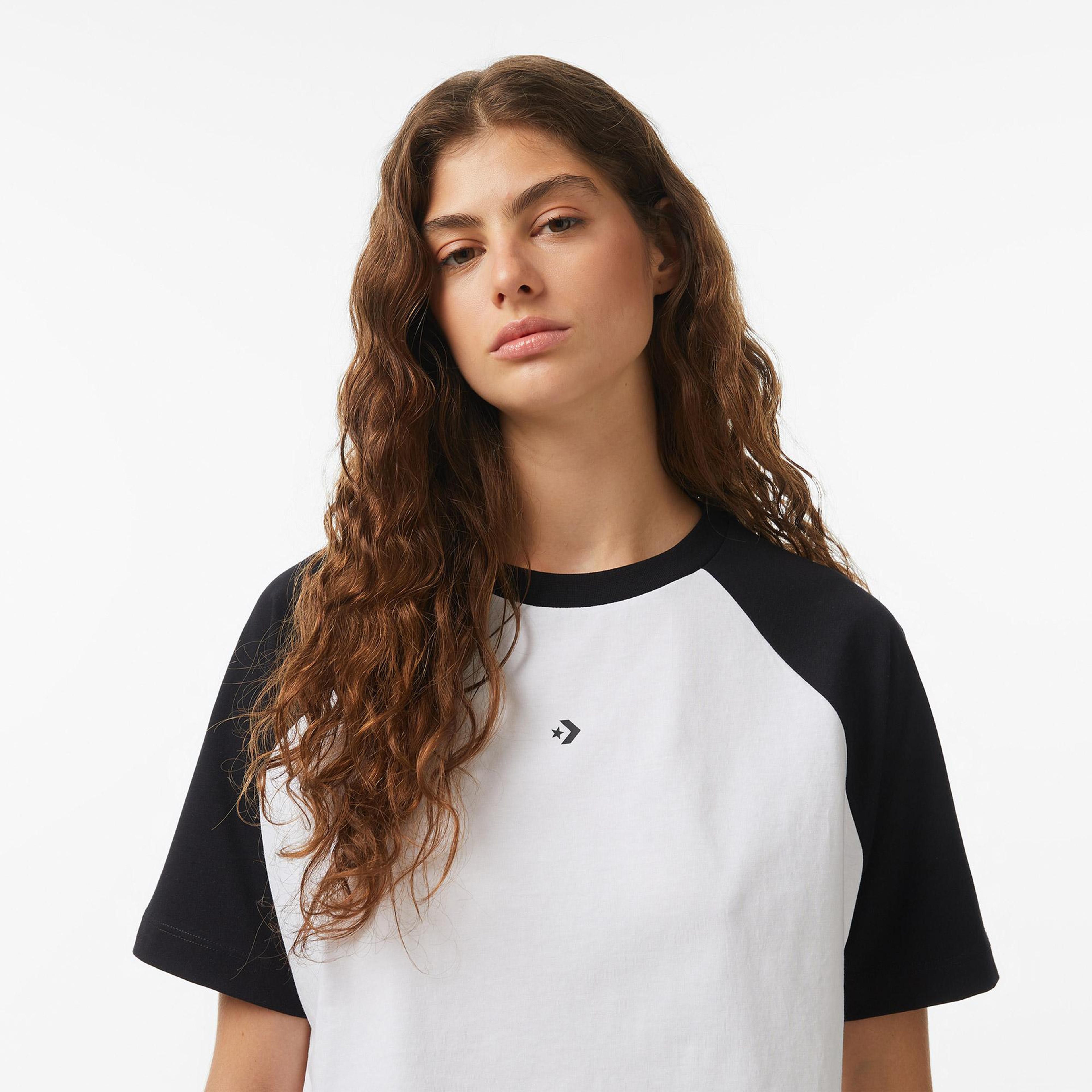 Converse Kadın Beyaz T-Shirt