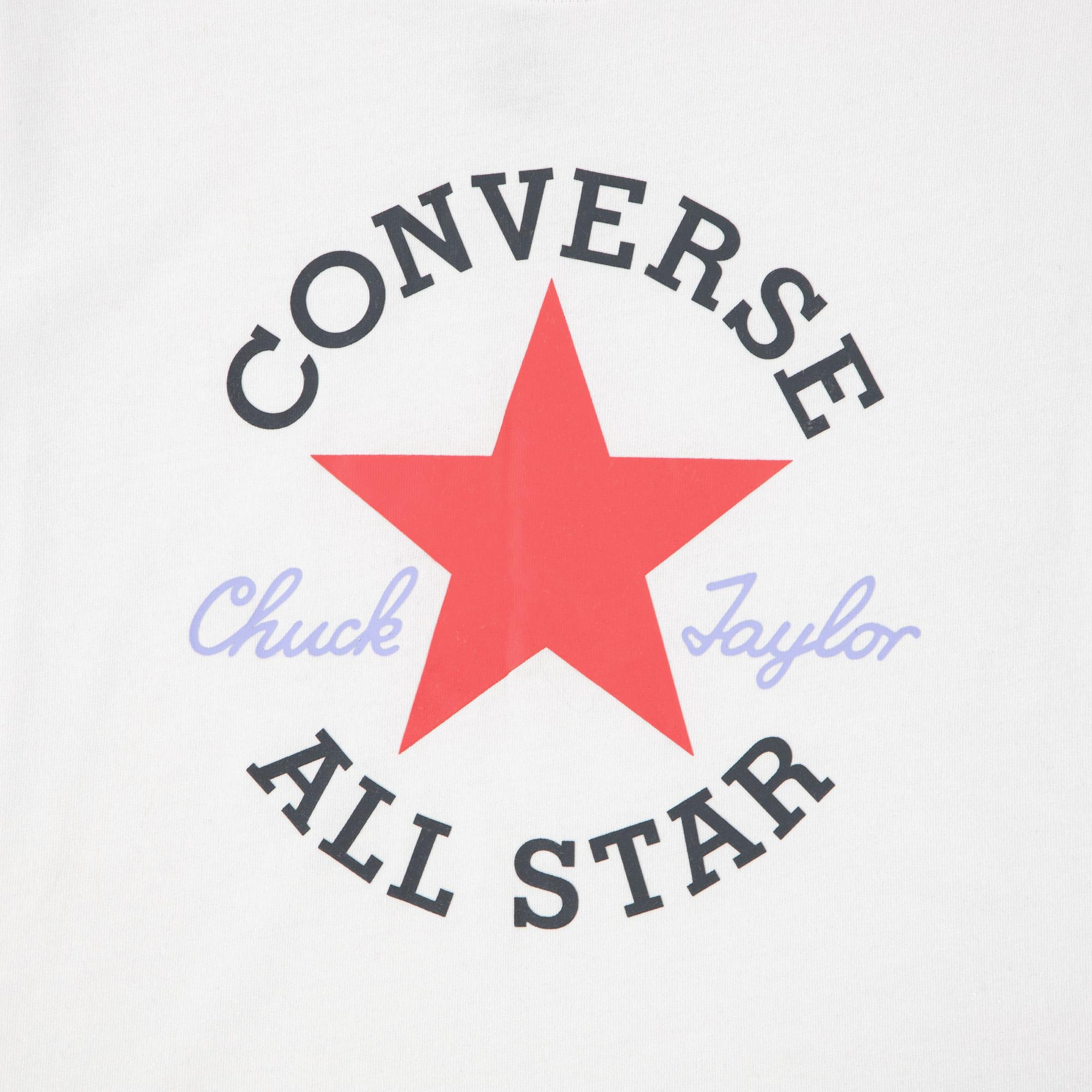 Converse Kız Genç Çocuk Beyaz T-Shirt