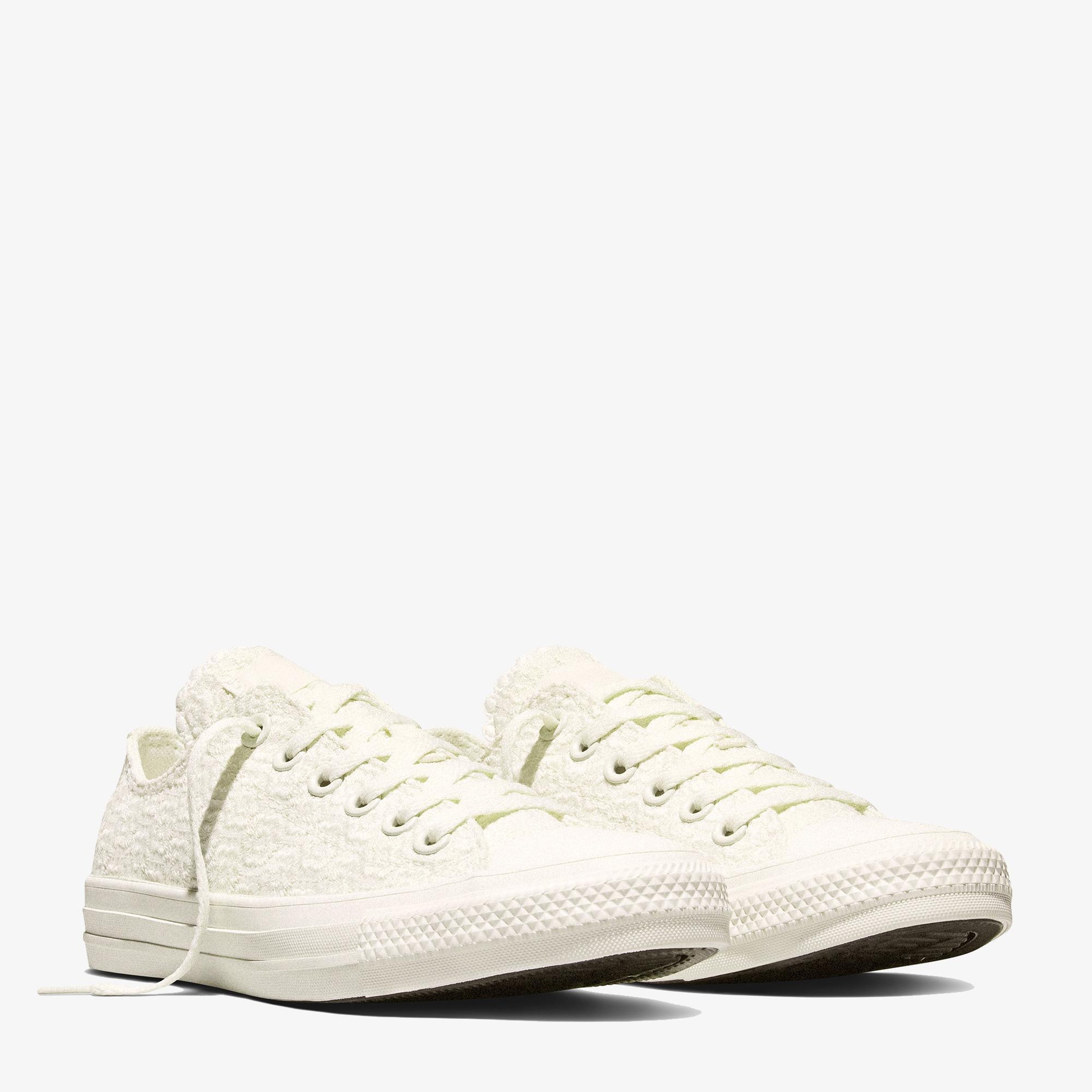 Converse Chuck Taylor All Star Unisex Çiçek İşlemeli Krem Sneaker
