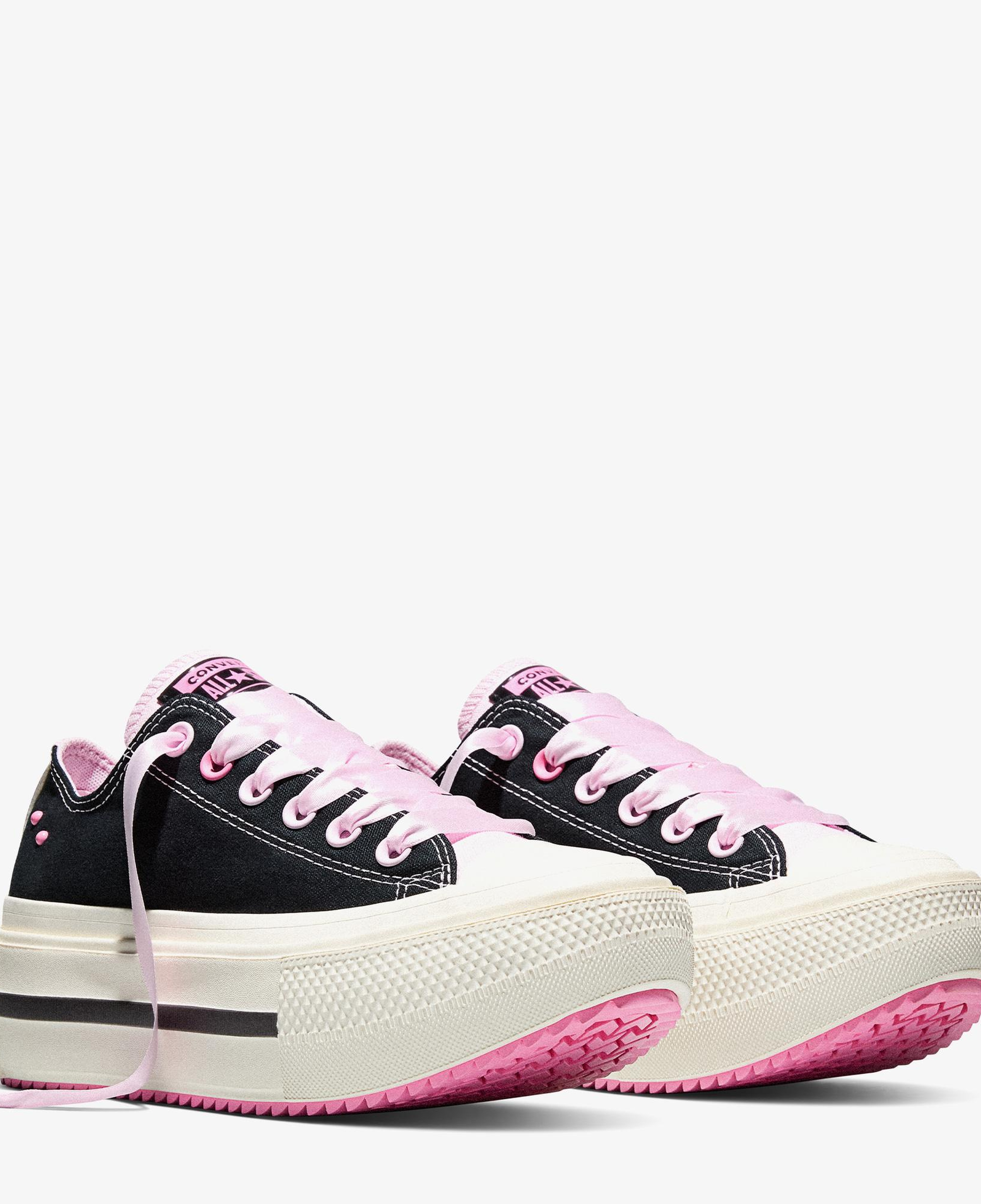 Converse Chuck Taylor All Star Lift Double Stack Unisex Siyah Sneaker