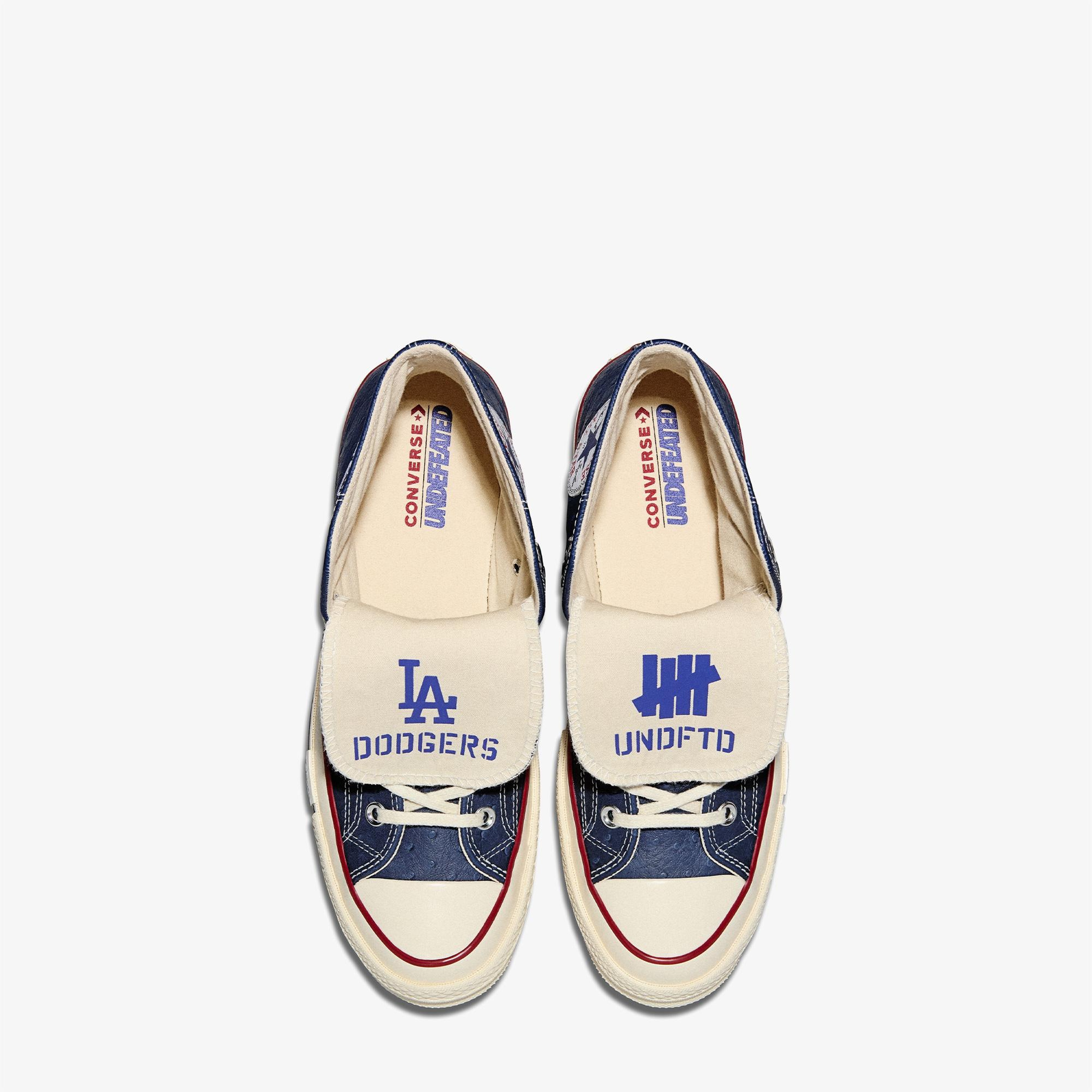 Converse x Dodgers x UNDEFEATED Chuck 70 Unisex Lacivert Sneaker