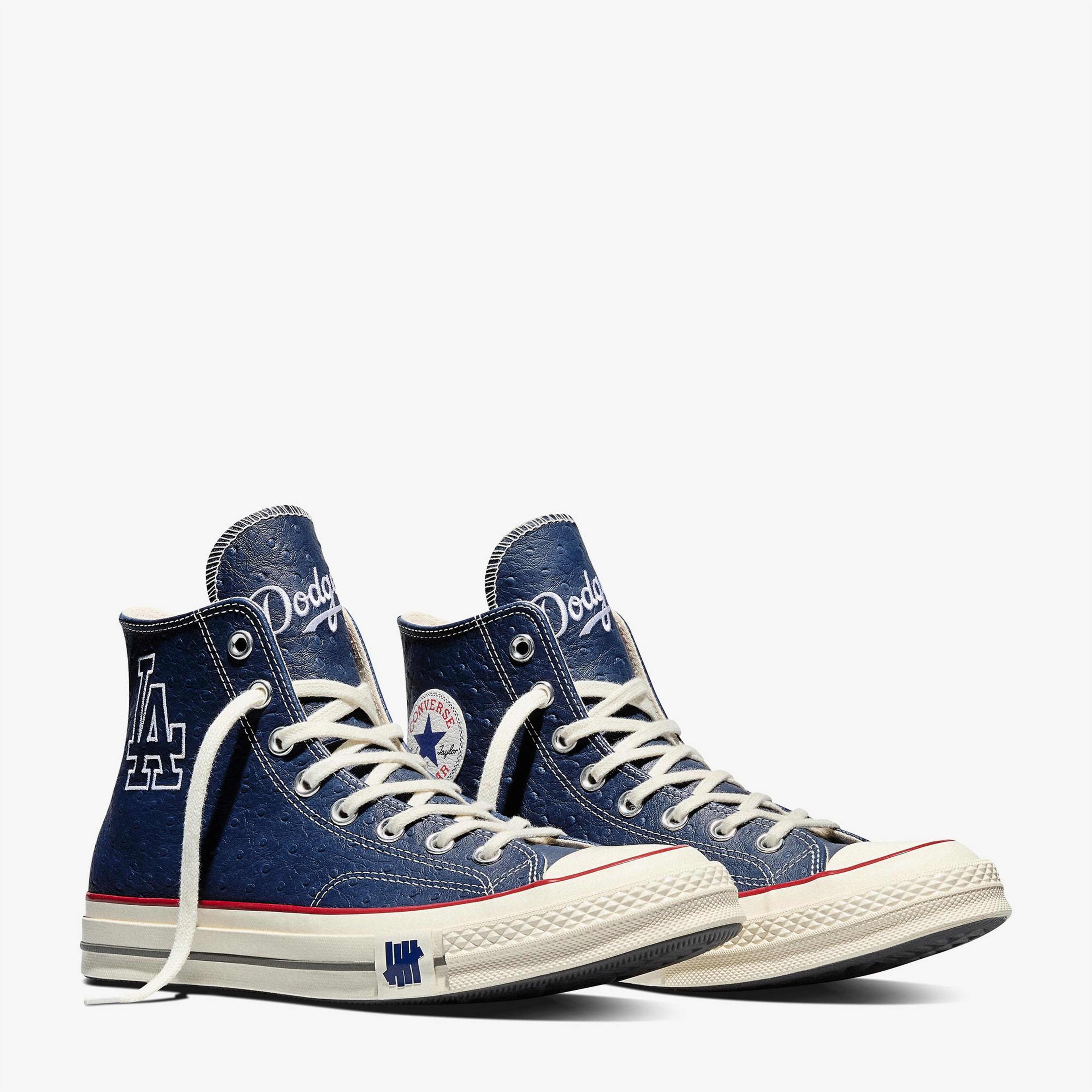Converse x Dodgers x UNDEFEATED Chuck 70 Unisex Lacivert Sneaker