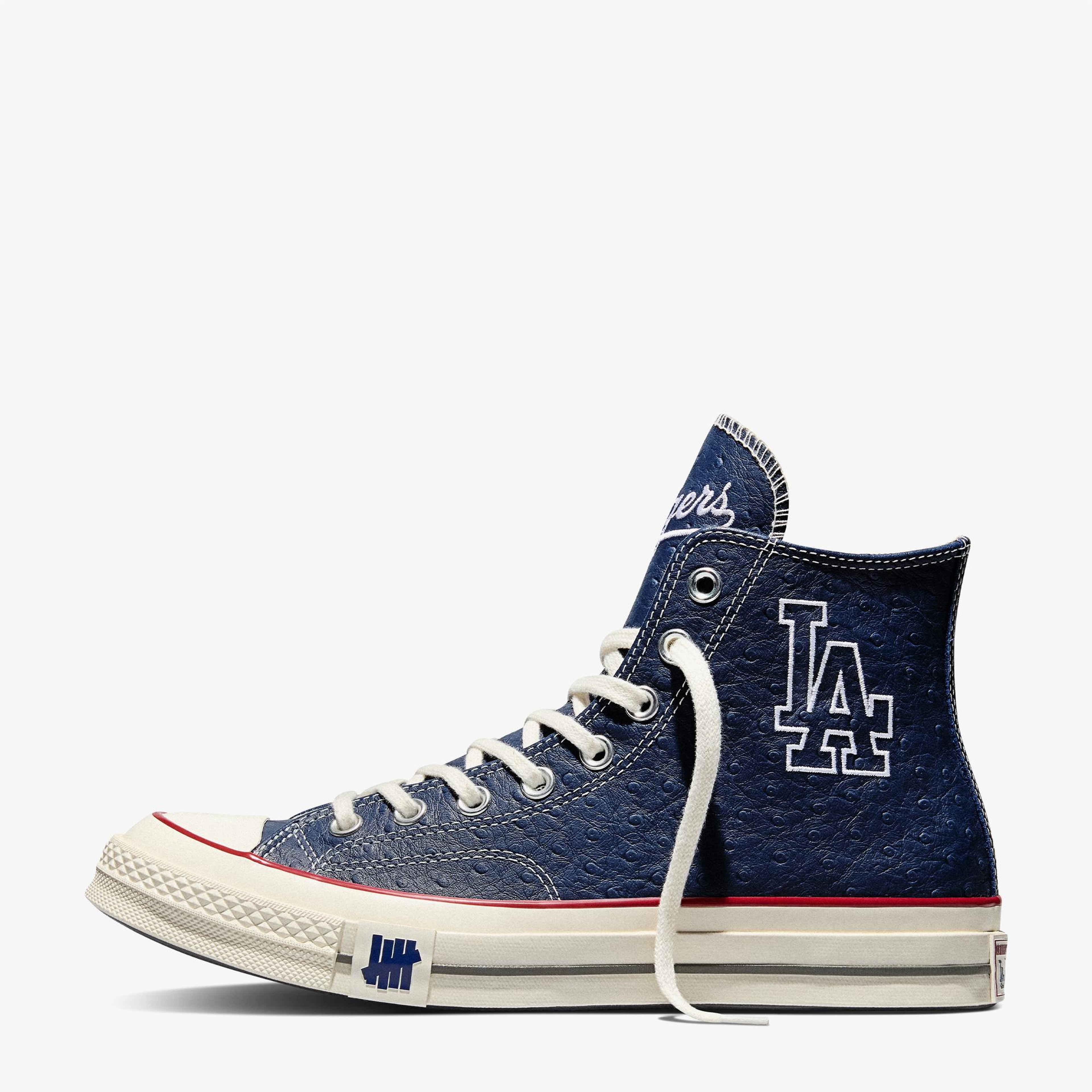Converse x Dodgers x UNDEFEATED Chuck 70 Unisex Lacivert Sneaker