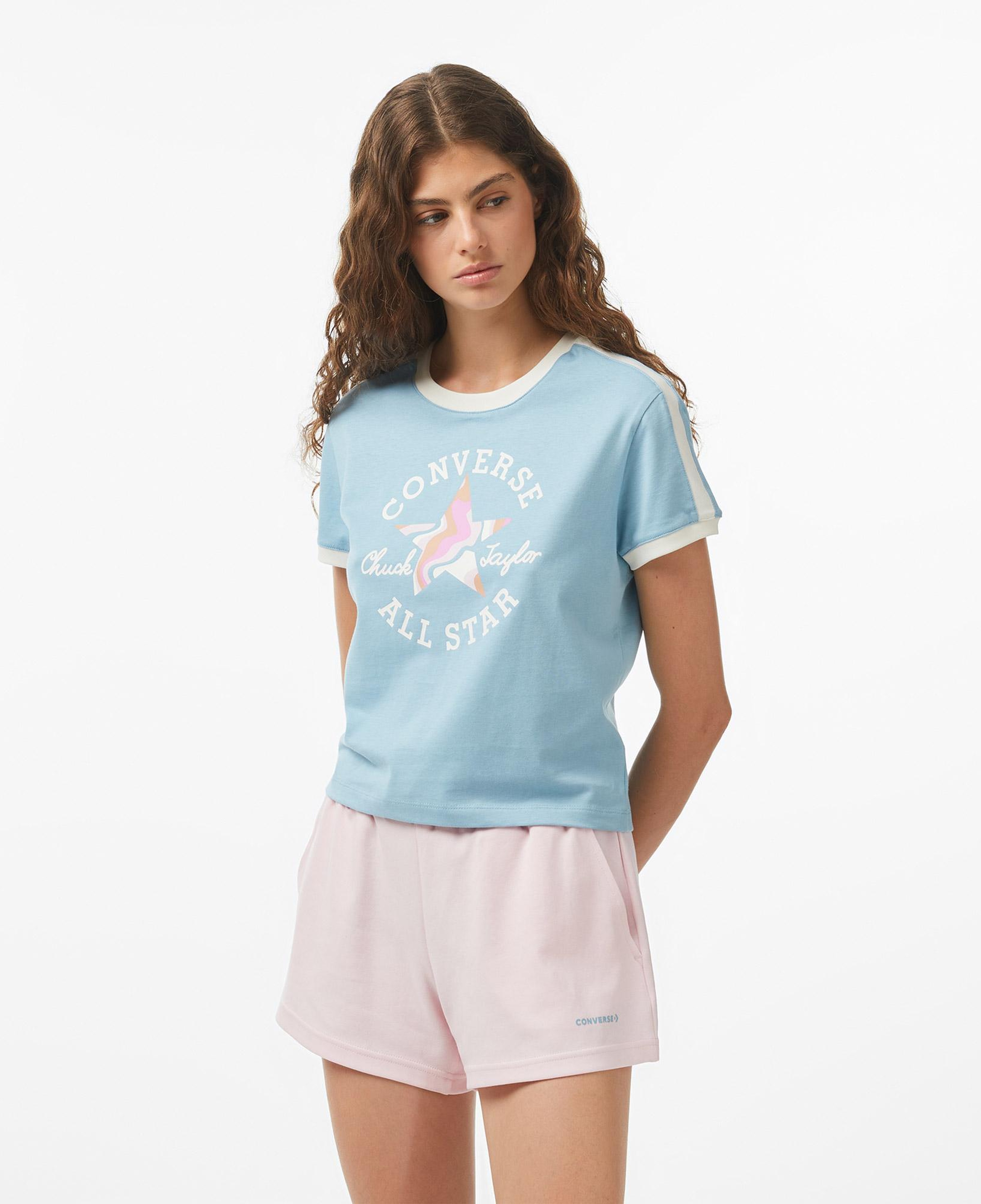 Converse Kadın Mavi T-Shirt