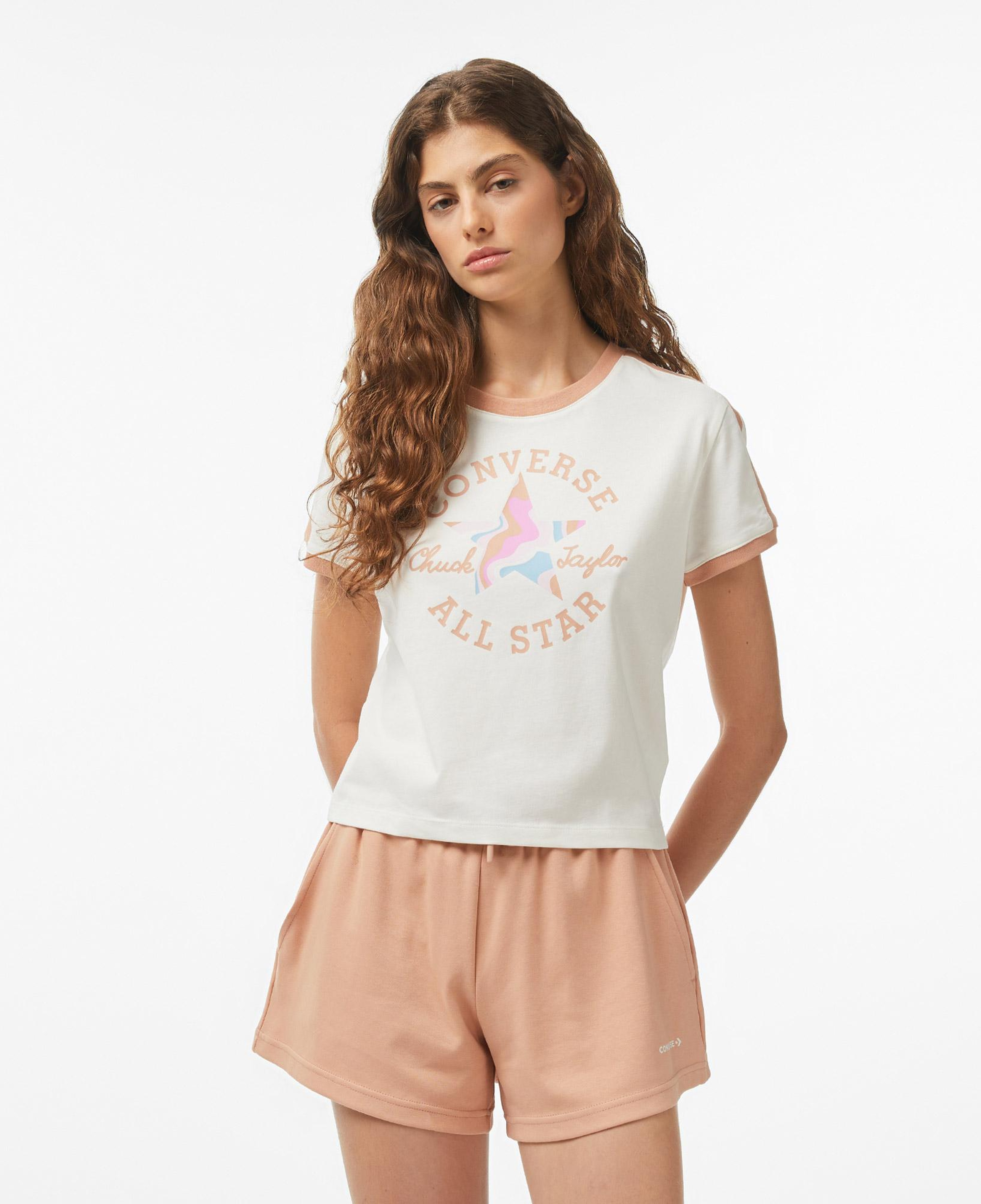 Converse Kadın Krem T-Shirt