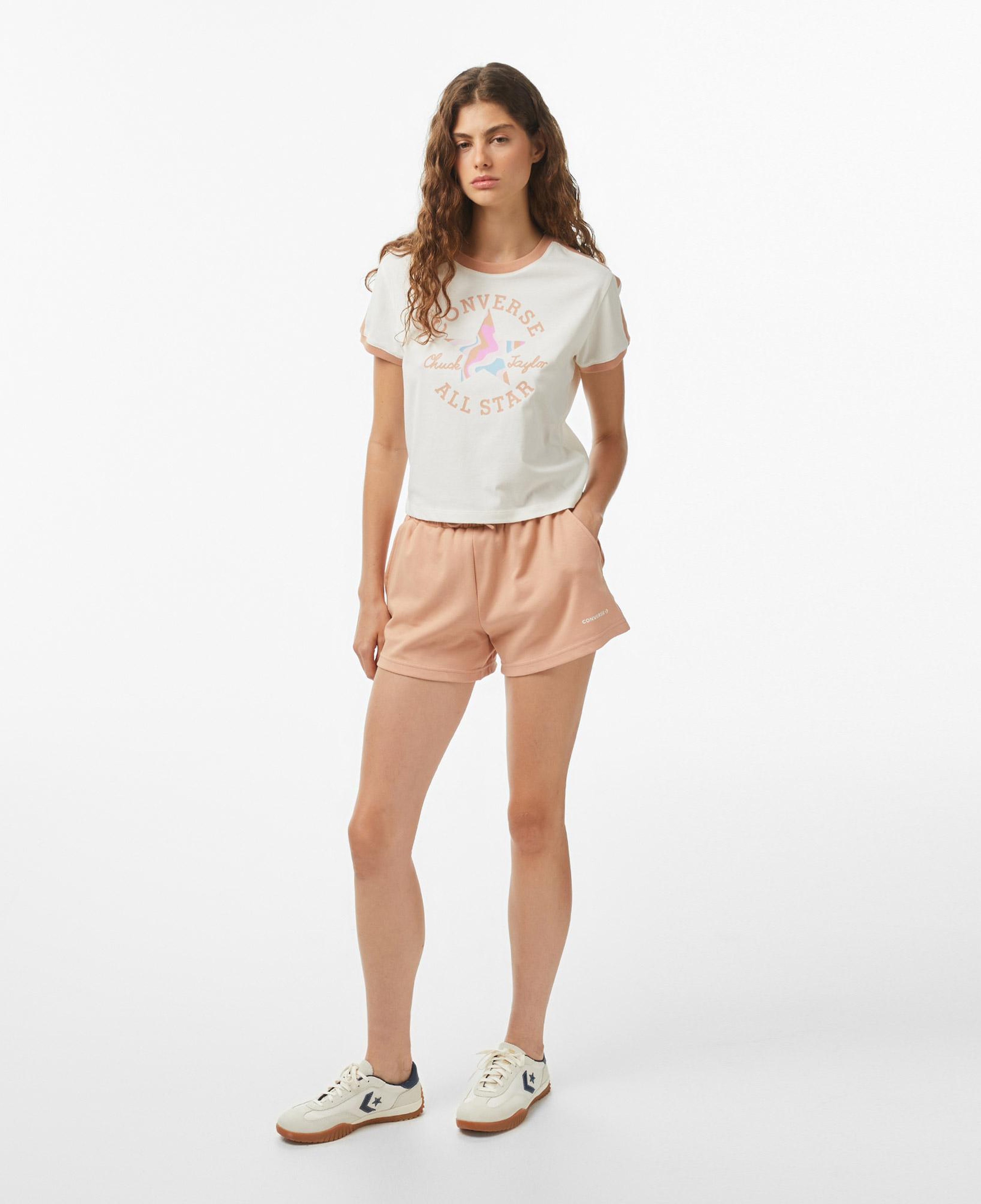 Converse Kadın Krem T-Shirt