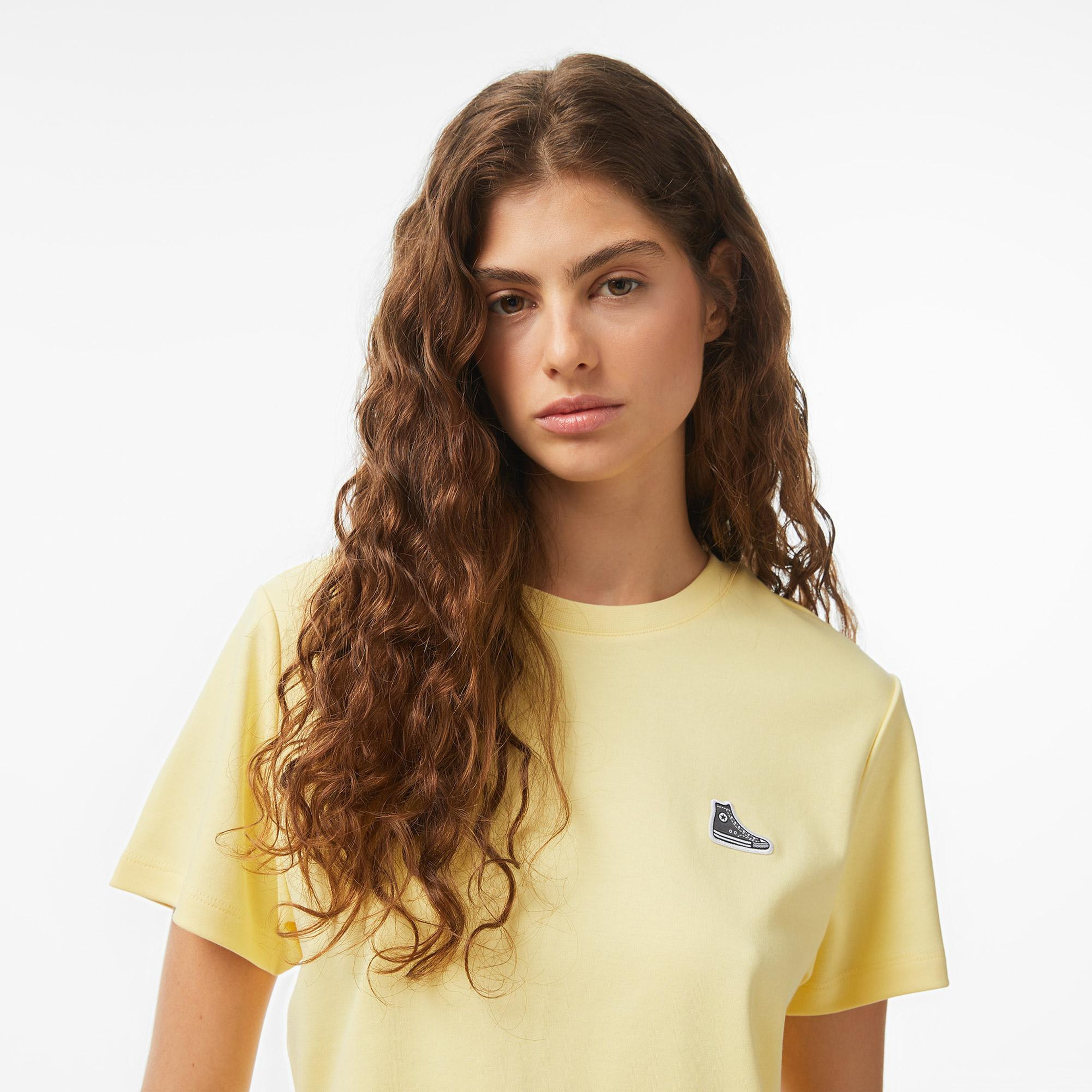 Converse Kadın Sarı T-Shirt