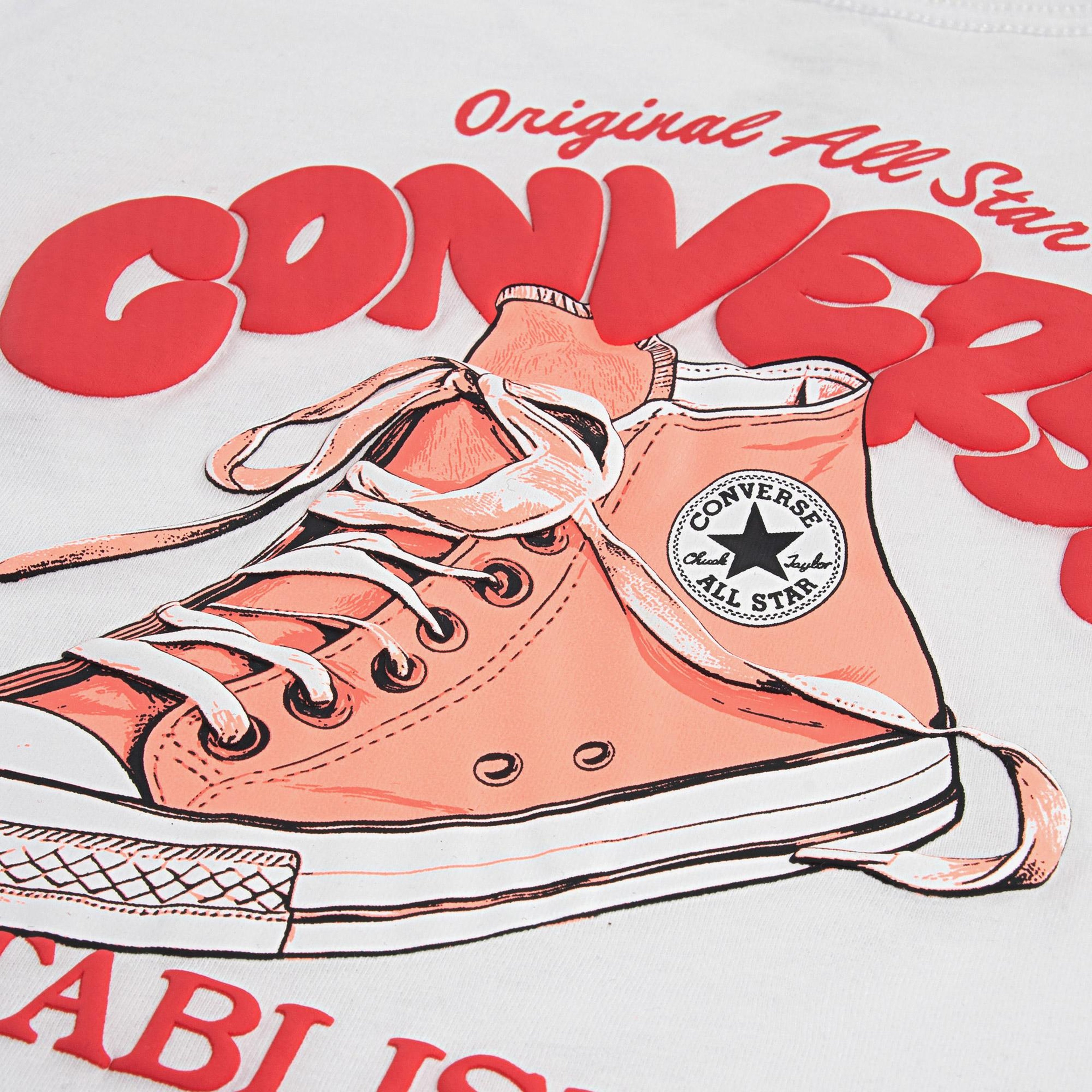Converse Genç Çocuk Beyaz T-Shirt