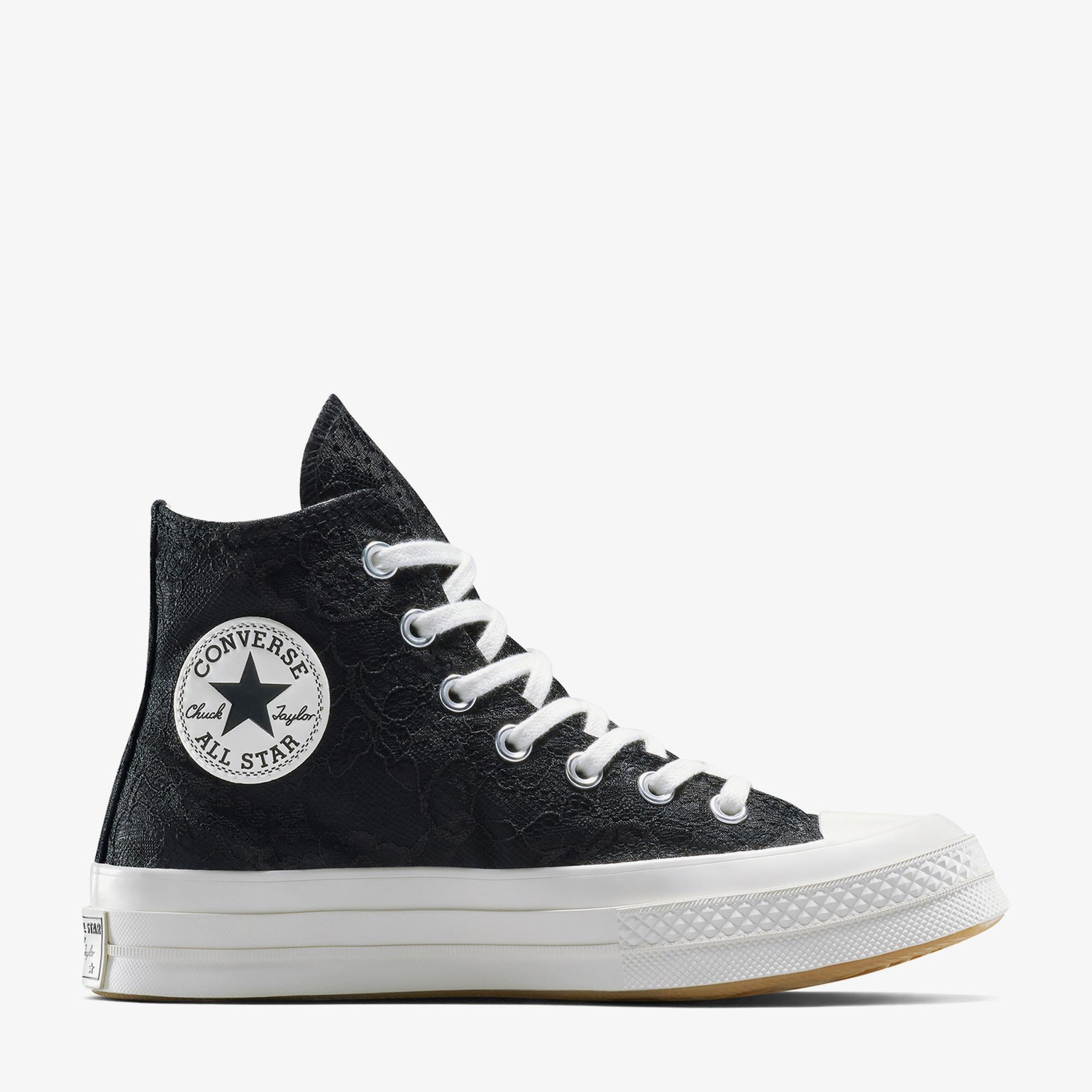 Converse Chuck 70 Kadın Dantelli Siyah Sneaker