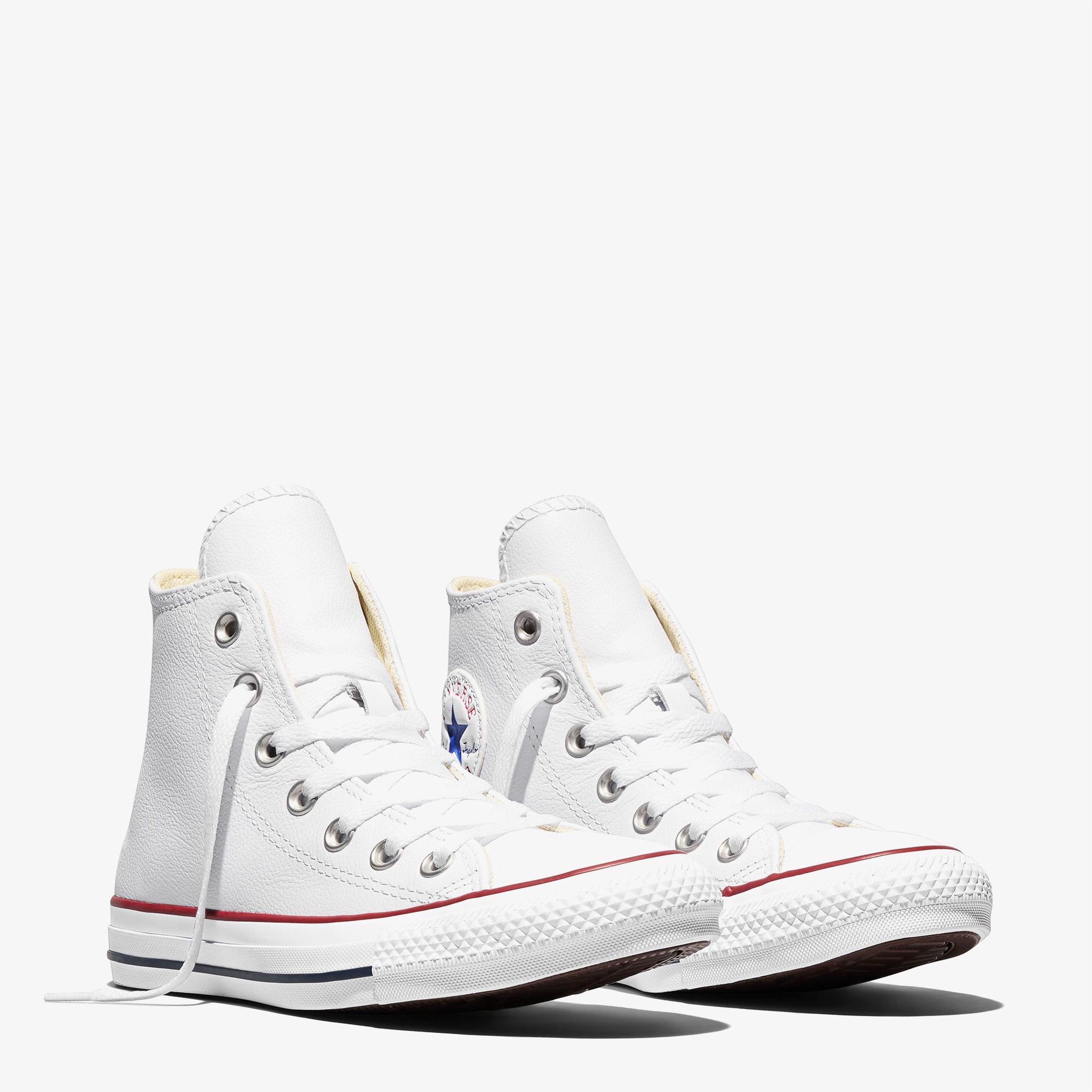 Converse Chuck Taylor All Star Unisex Beyaz Deri Sneaker