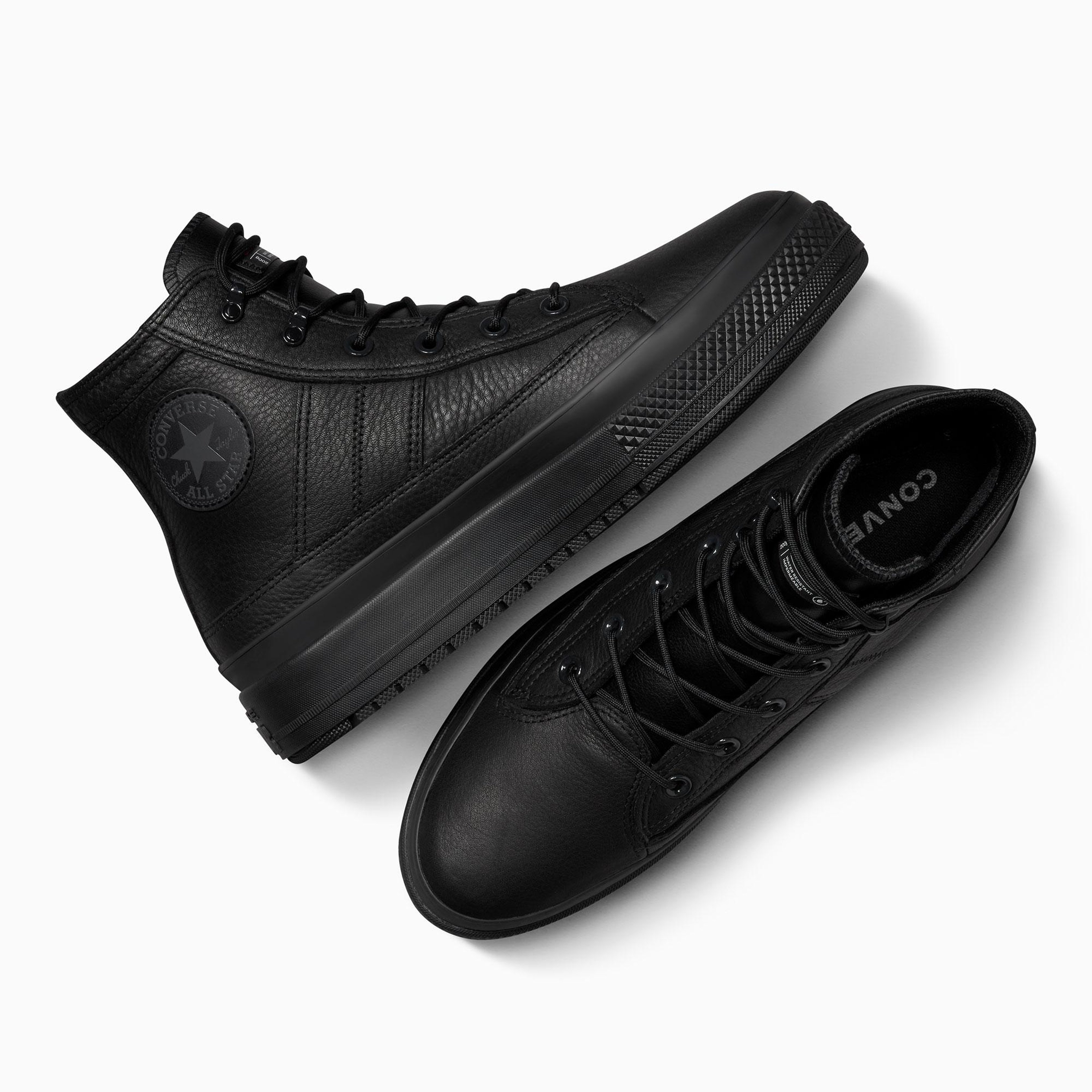 Converse Chuck Taylor All Star Equip Unisex Siyah Deri Su Geçirmez Bot