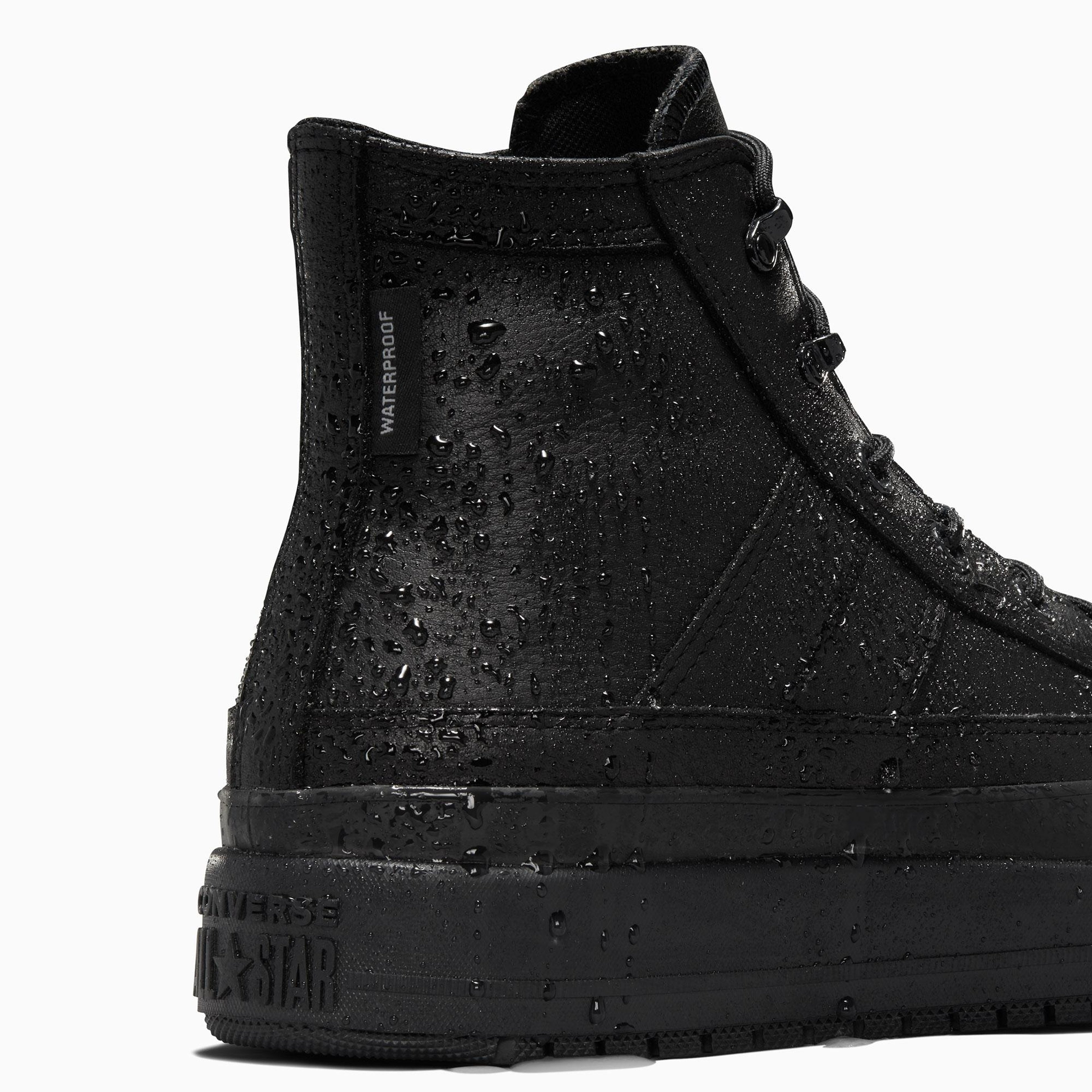 Converse Chuck Taylor All Star Equip Unisex Siyah Deri Su Geçirmez Bot