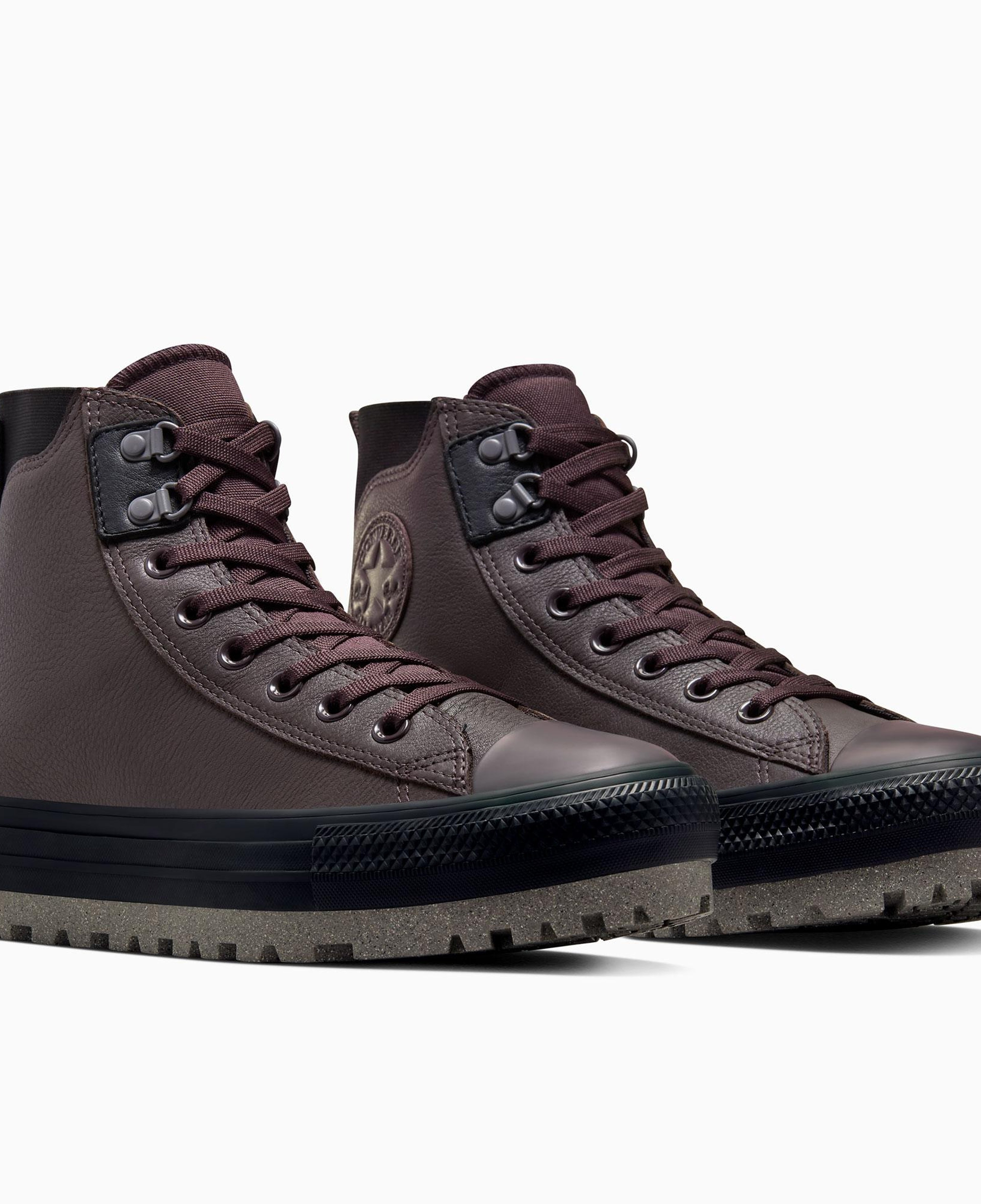 Converse Chuck Taylor All Star City Trek Unisex Kahverengi Deri Su Geçirmez Bot