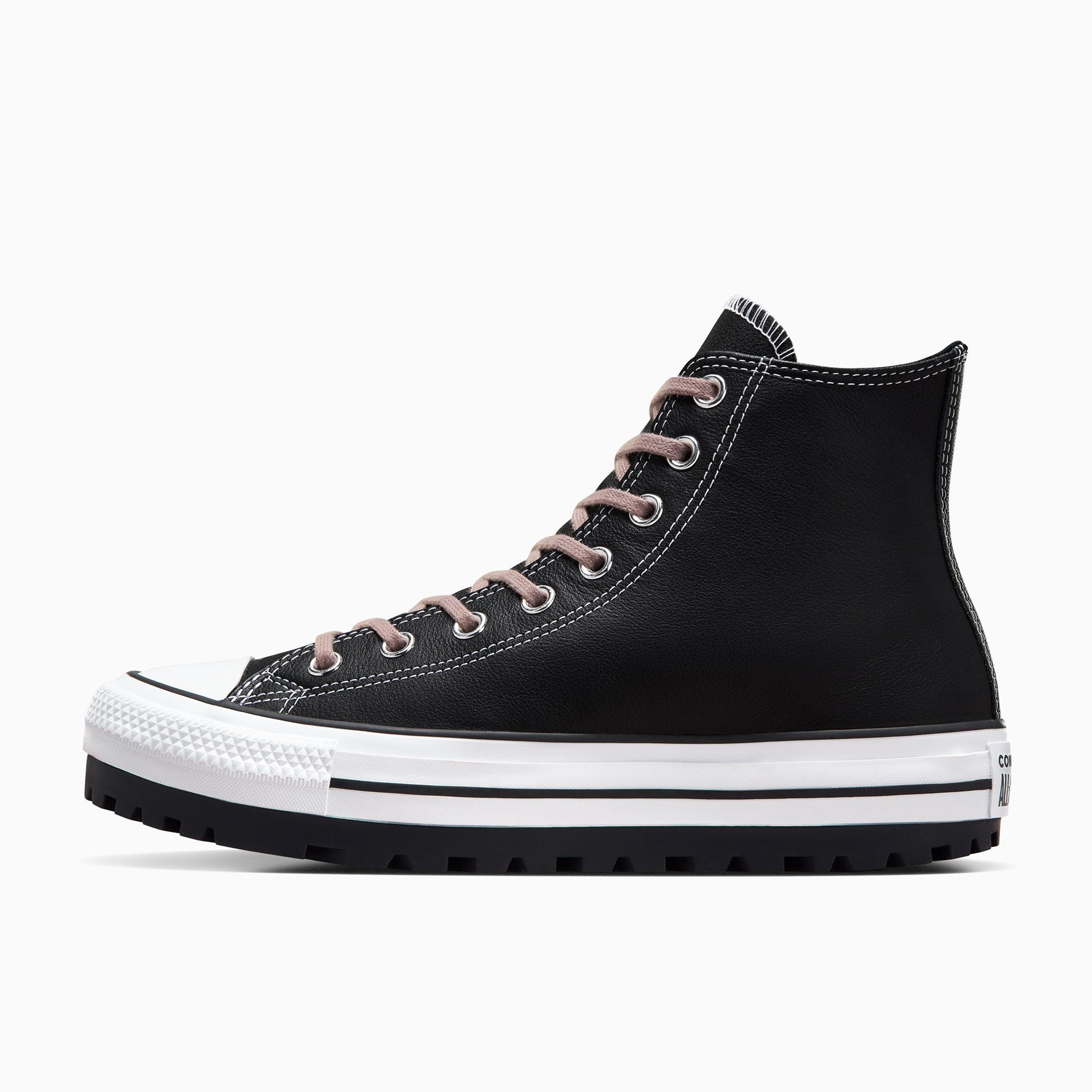 Converse Chuck Taylor All Star City Trek Unisex Siyah Deri Bot