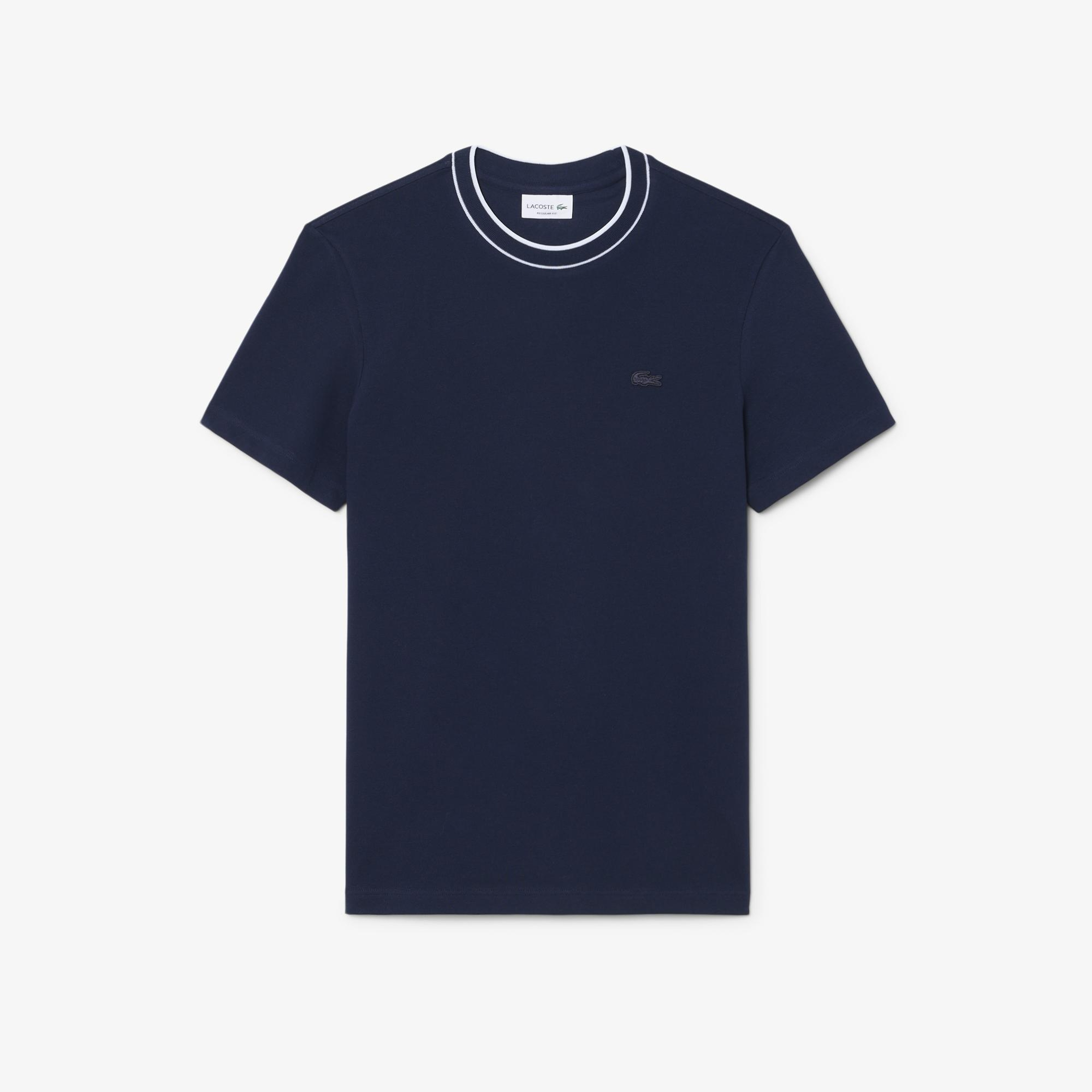 Erkek Regular Fit Bisiklet Yaka Lacivert T-Shirt