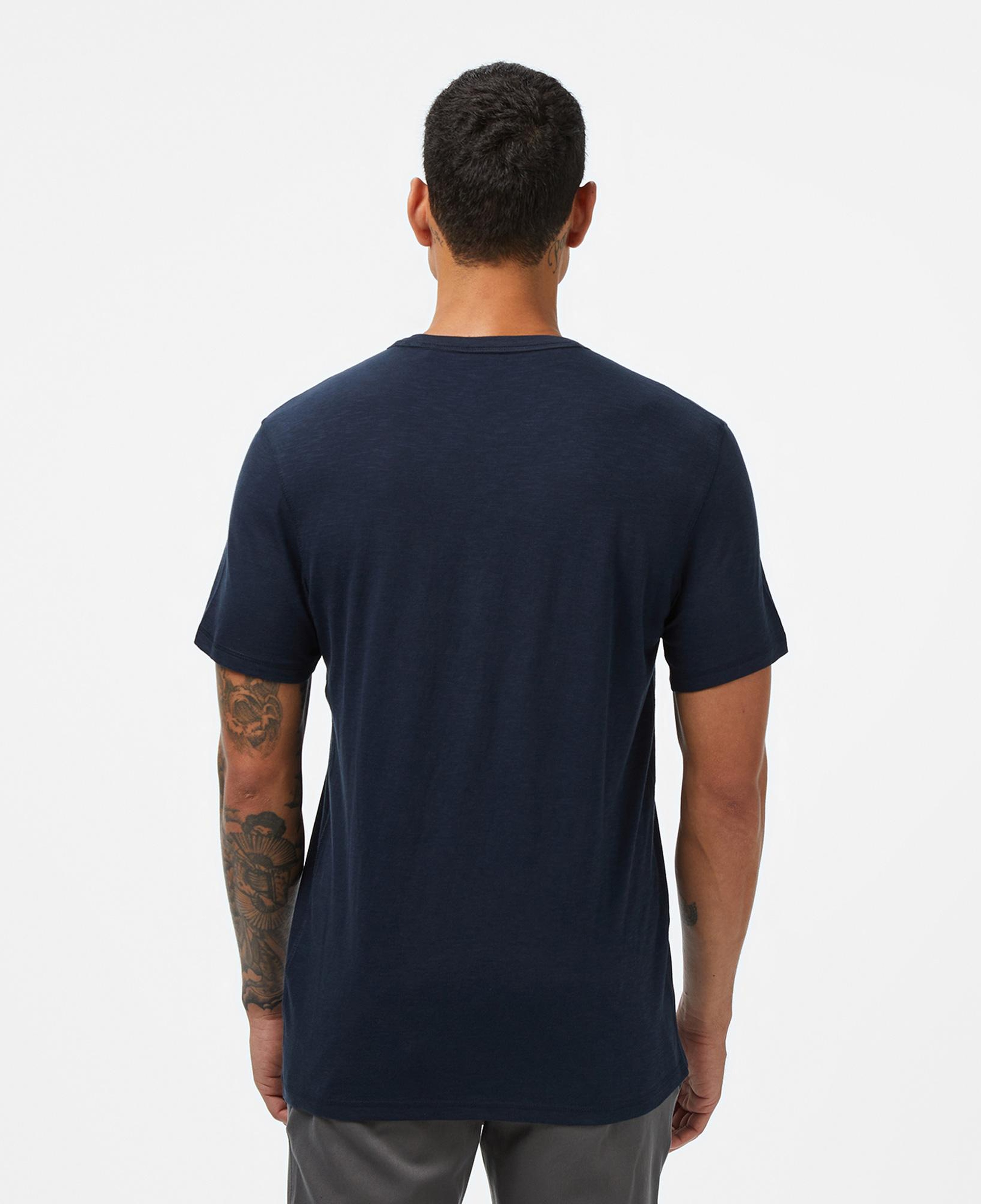 Boss Tegood Erkek Lacivert Keten T-Shirt