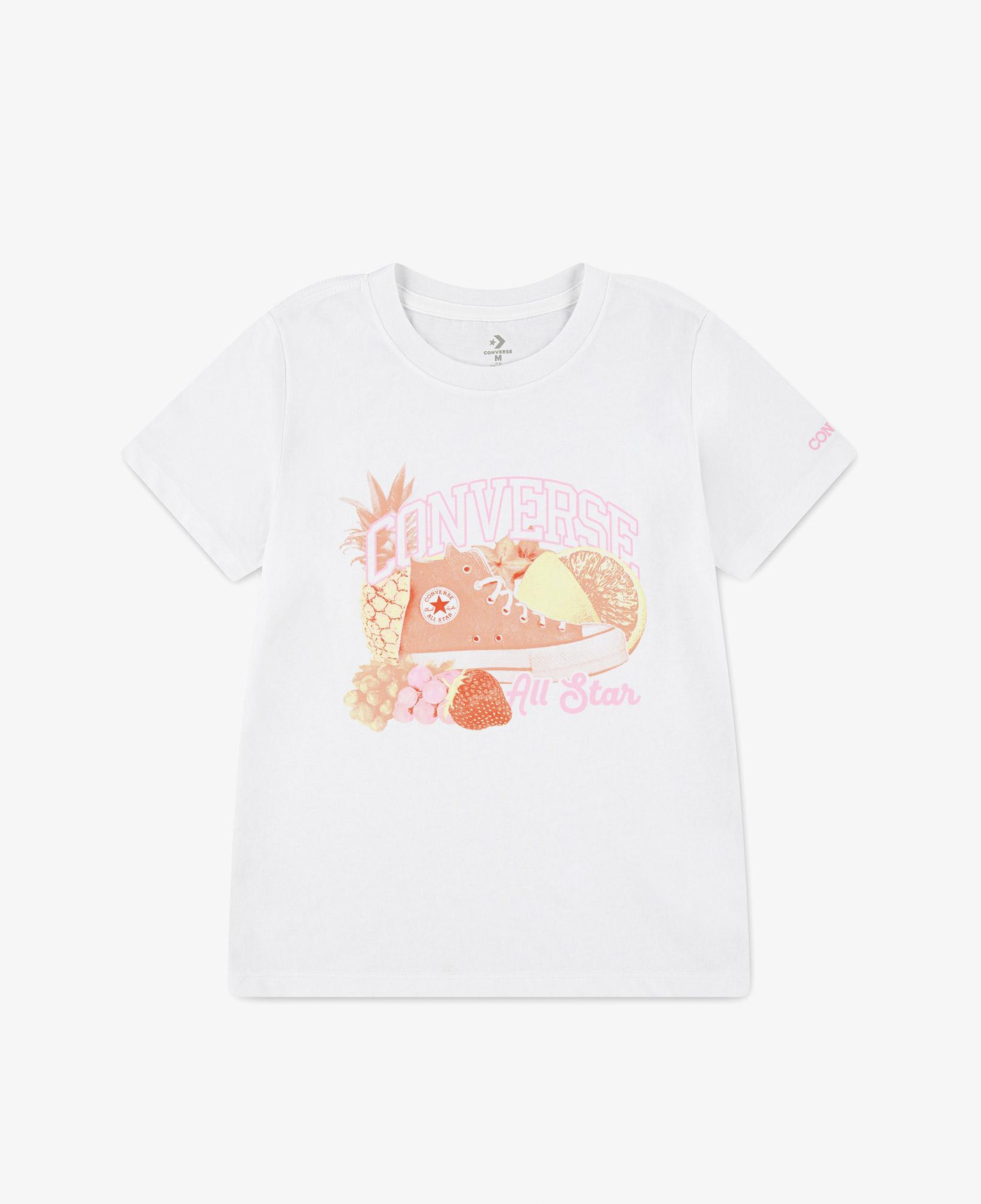 Converse Chuck &Fruit Çocuk Beyaz T-Shirt