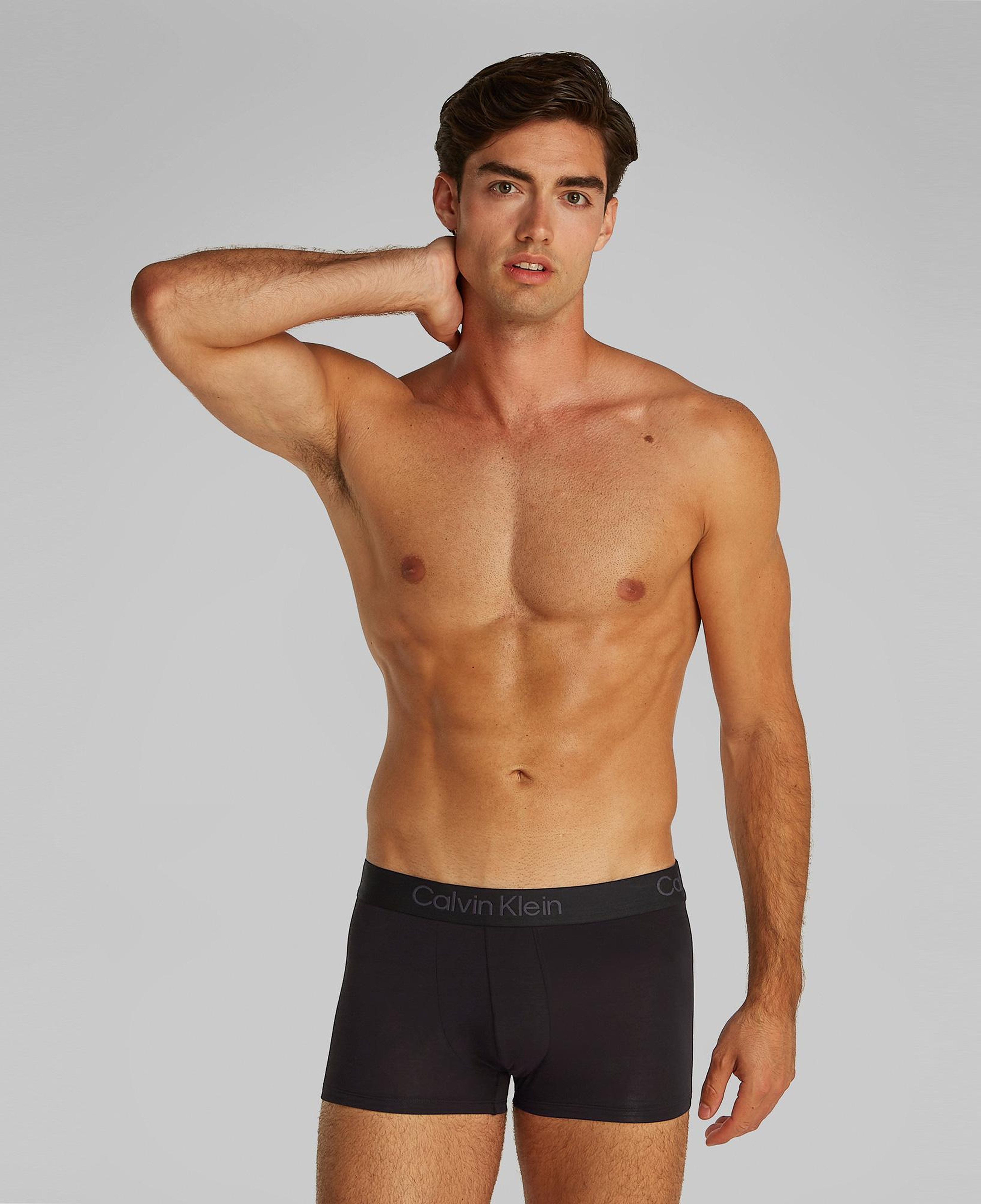 Calvin Klein Trunk 3'lü Paket Modal Erkek Siyah Boxer