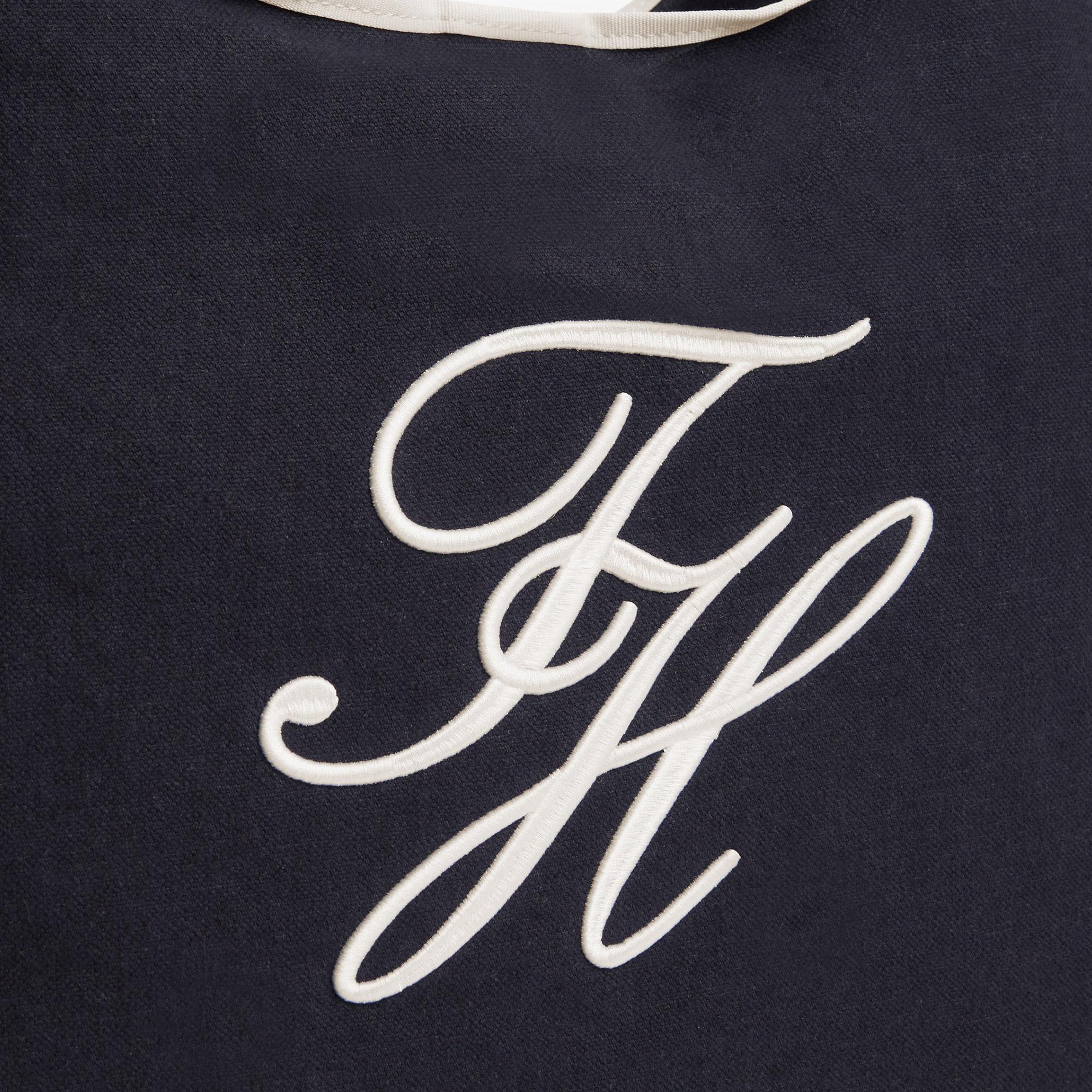 Tommy Hilfiger Summer Kadın Lacivert Keten El Çantası